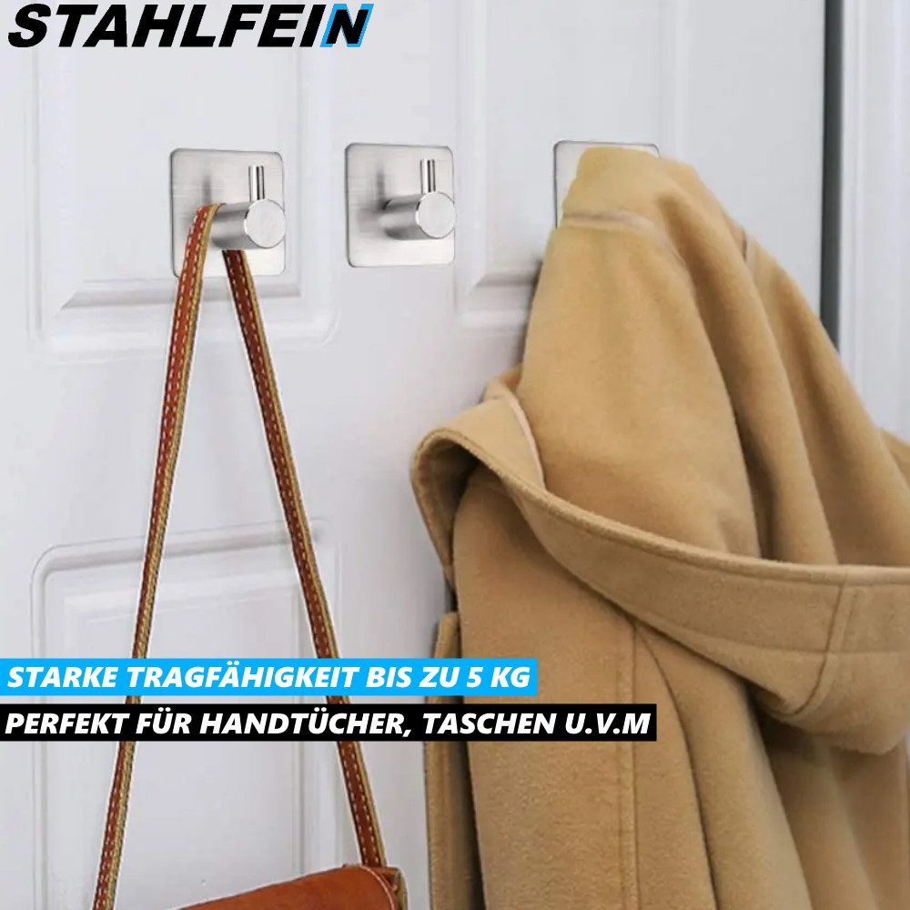 MAVURA Handtuchhaken STAHLFEIN Edelstahl Handtuchhalter Wandhaken günstig online kaufen