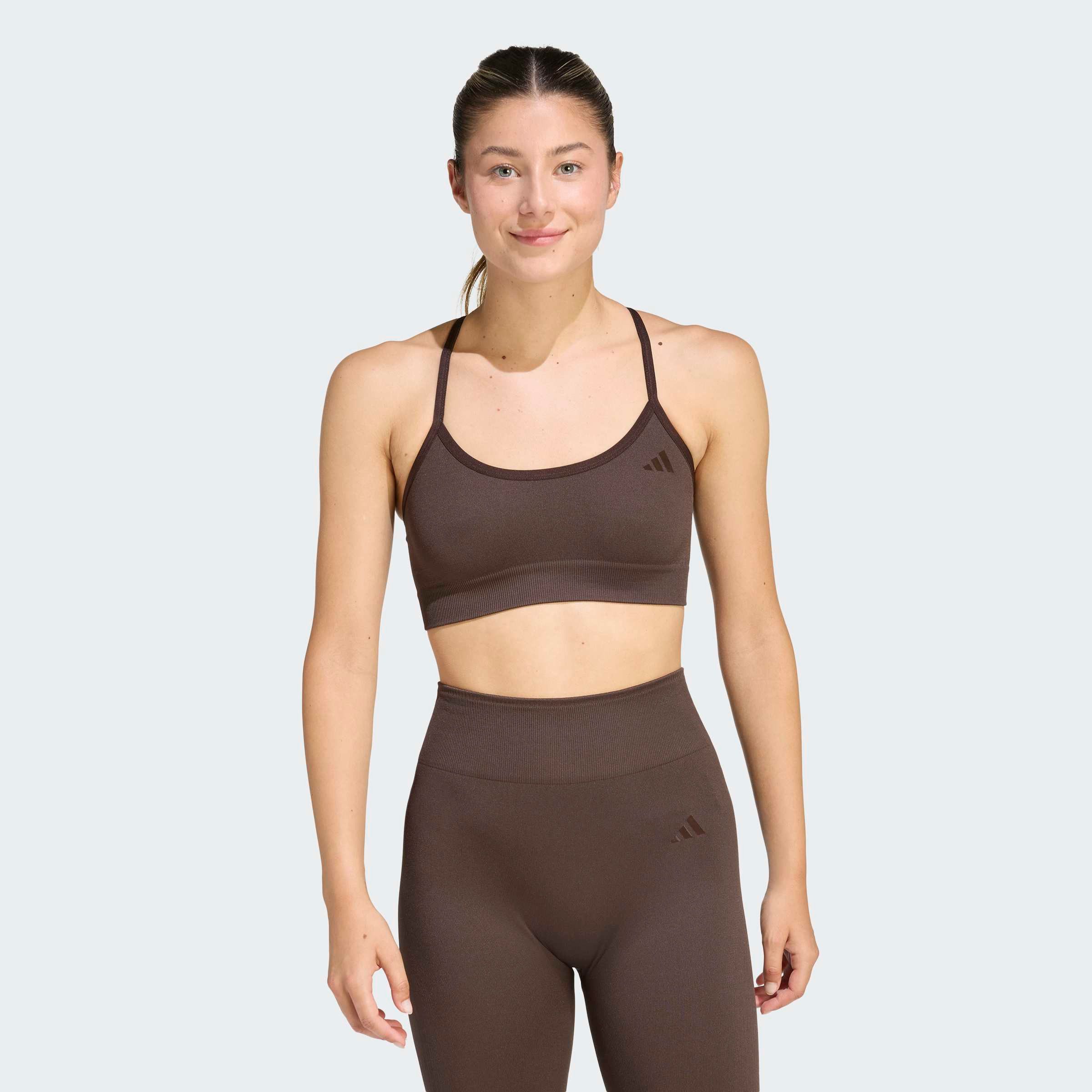 adidas Performance Sport-BH WORKOUT ESSENTIALS LEICHT STÜTZENDER STRICK-BH günstig online kaufen