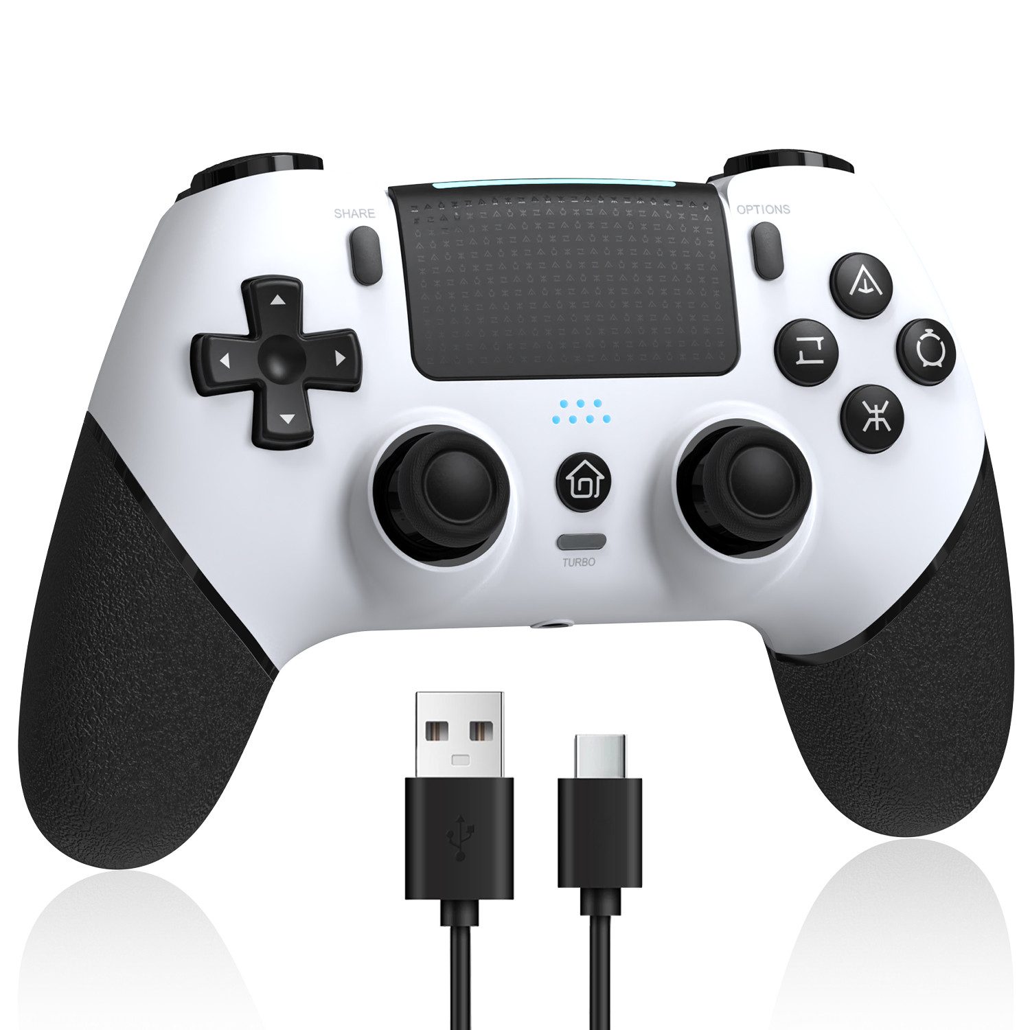 Wireless Controller für PS4 Controller mit 2 Programmierbaren Tasten Wireless-Controller