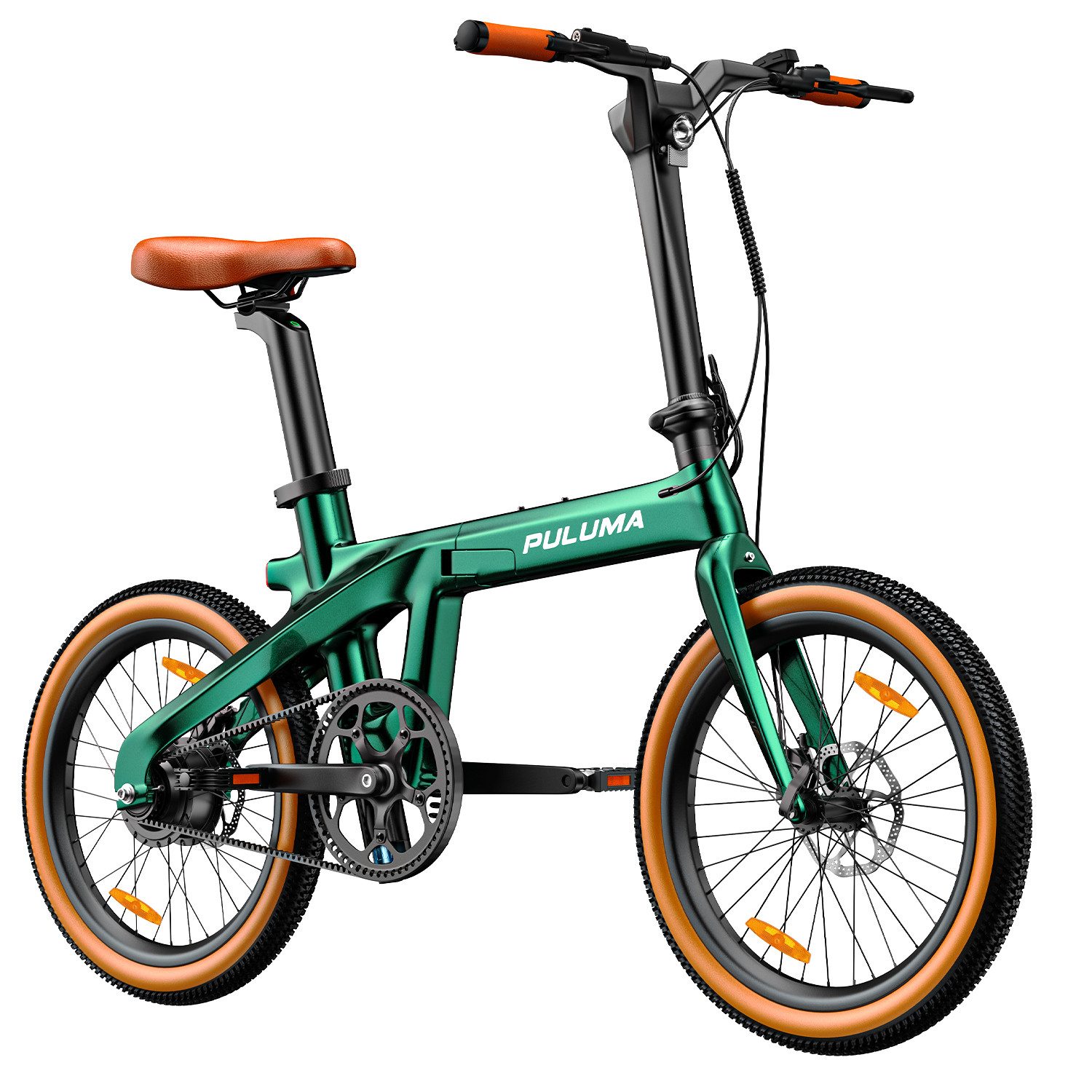 E-Bike Cityrad Leichtes Carbon-Falt-E-Bikes, Max.60km, Damen u. Herren, Pedelec 252Wh