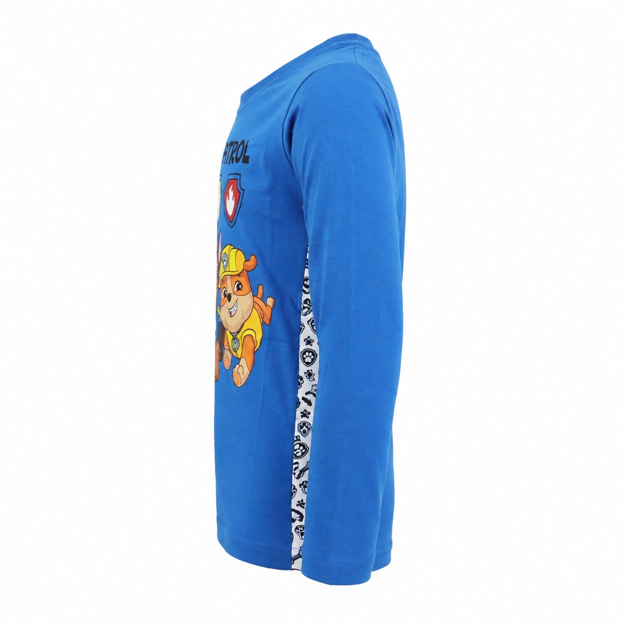 PAW PATROL Langarmshirt Paw Patrol Chase Marshall Kinder langarm Shirt 100% Baumwolle Gr. 98 bis 128 – Bild 3 von 5