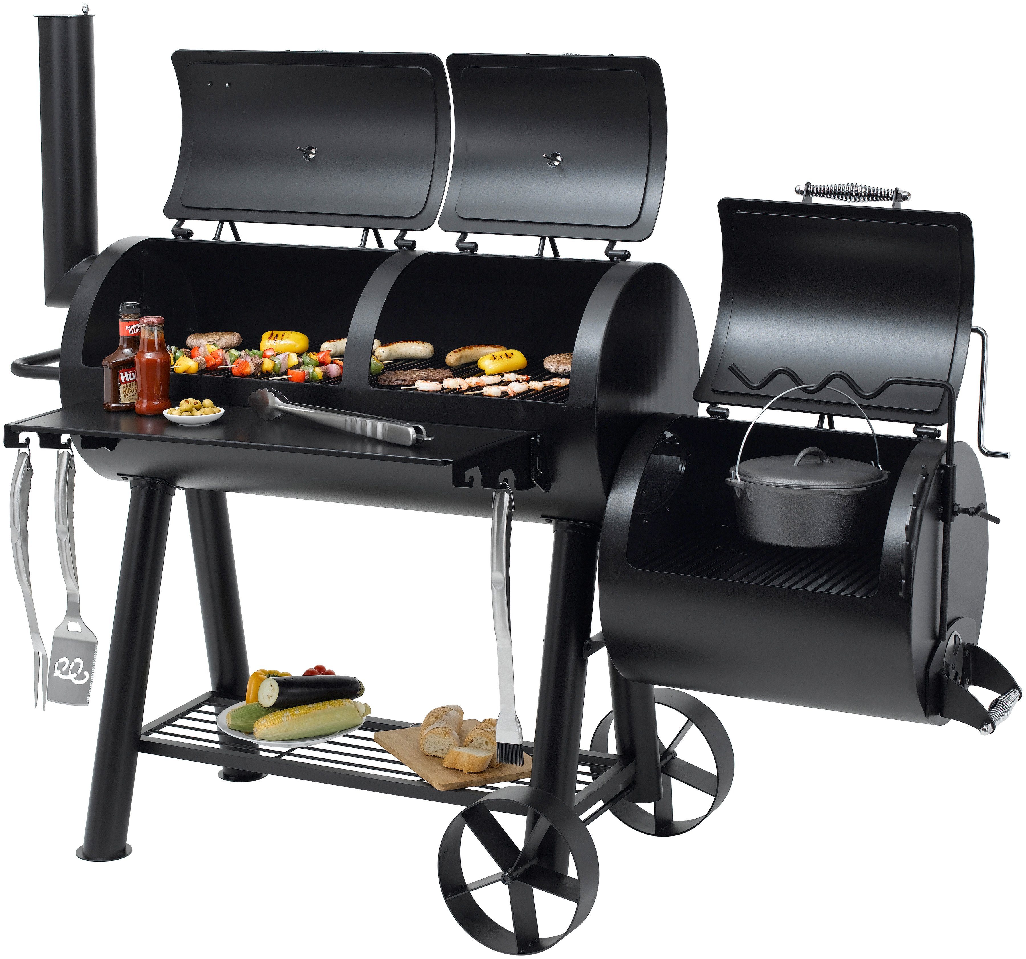 Tepro Smoker Indianapolis, BxTxH: 184x88x153 cm, 155 kg