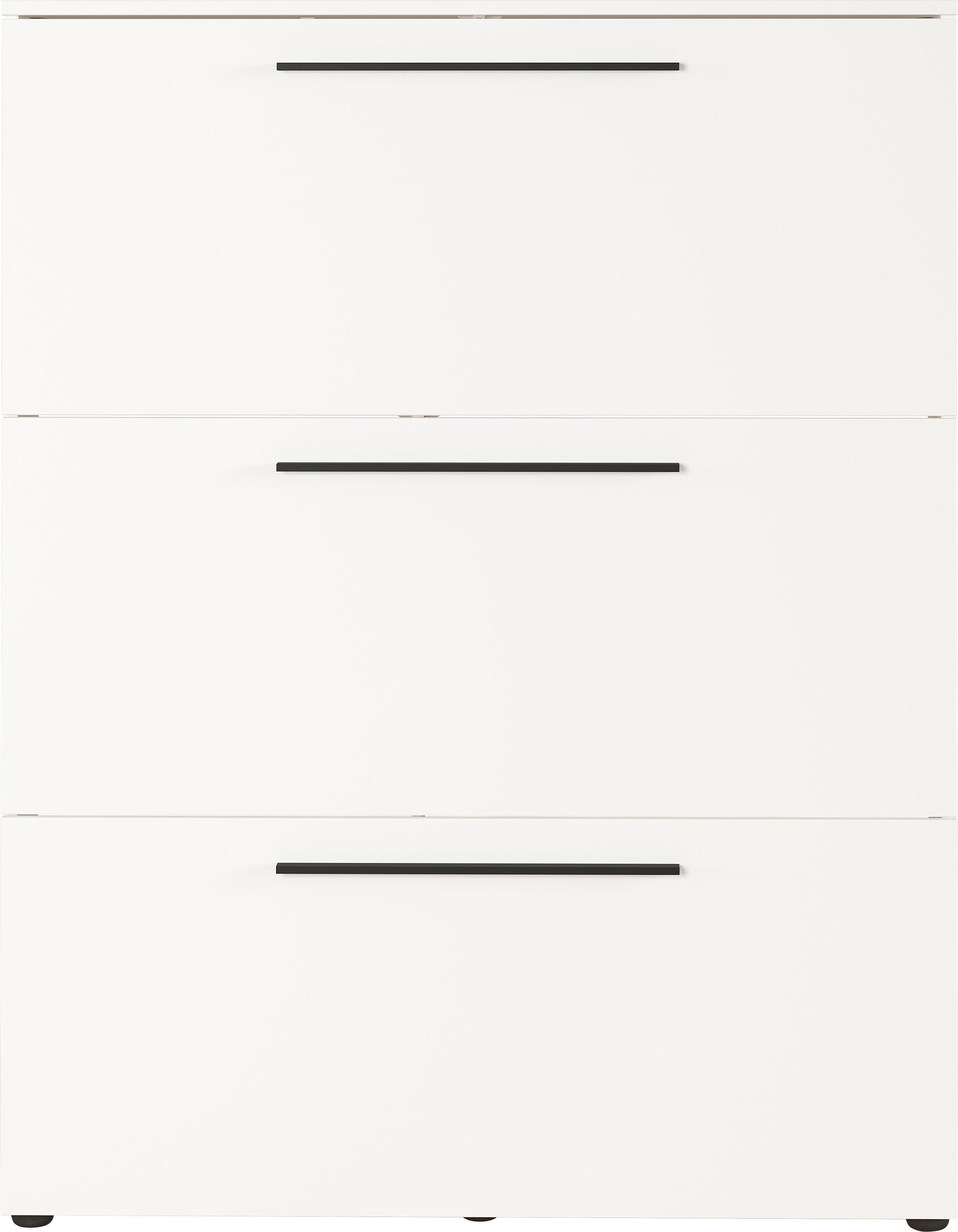 GERMANIA Schuhschrank 100 cm Utah Weiß Weiß | Breite