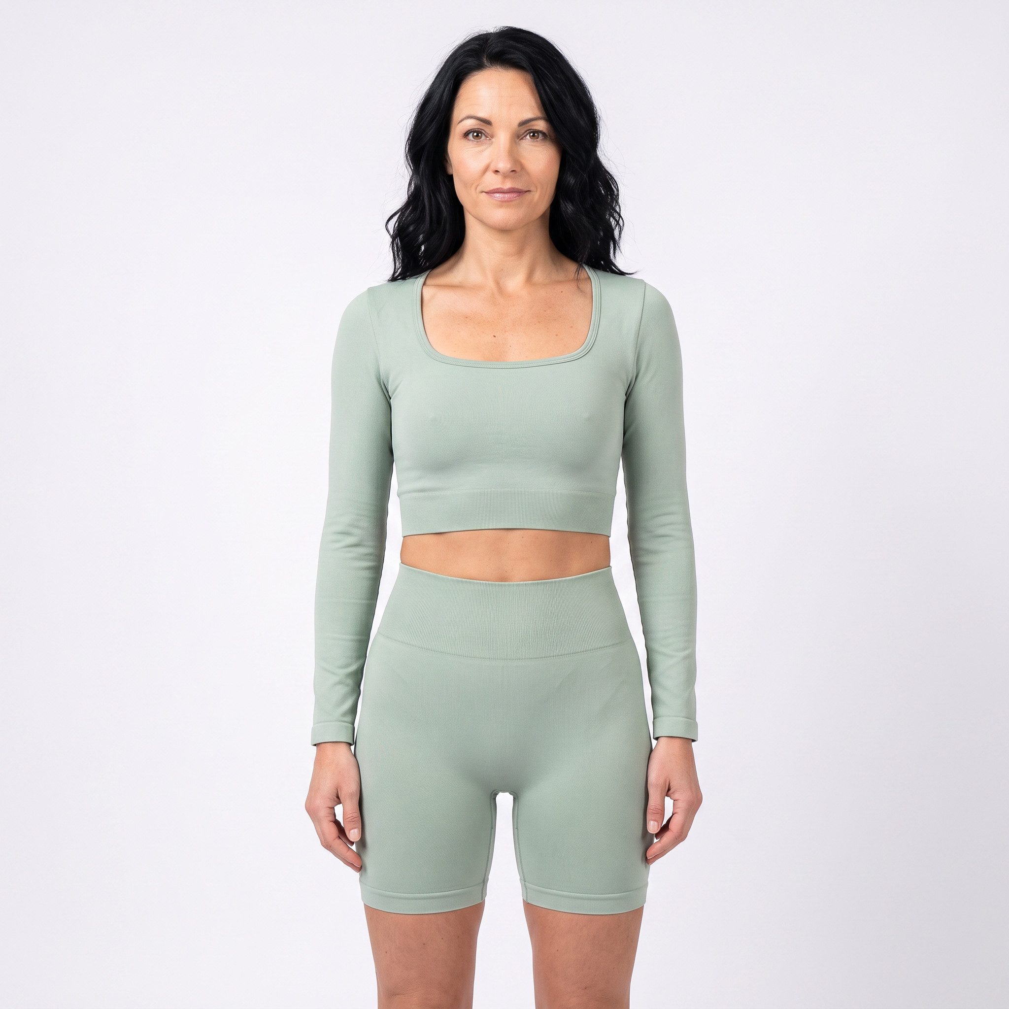 TAO Yogashorts BALANCE Sporty Leggings Short Optimal für Yoga, Pilates, Fitness und Freizeit