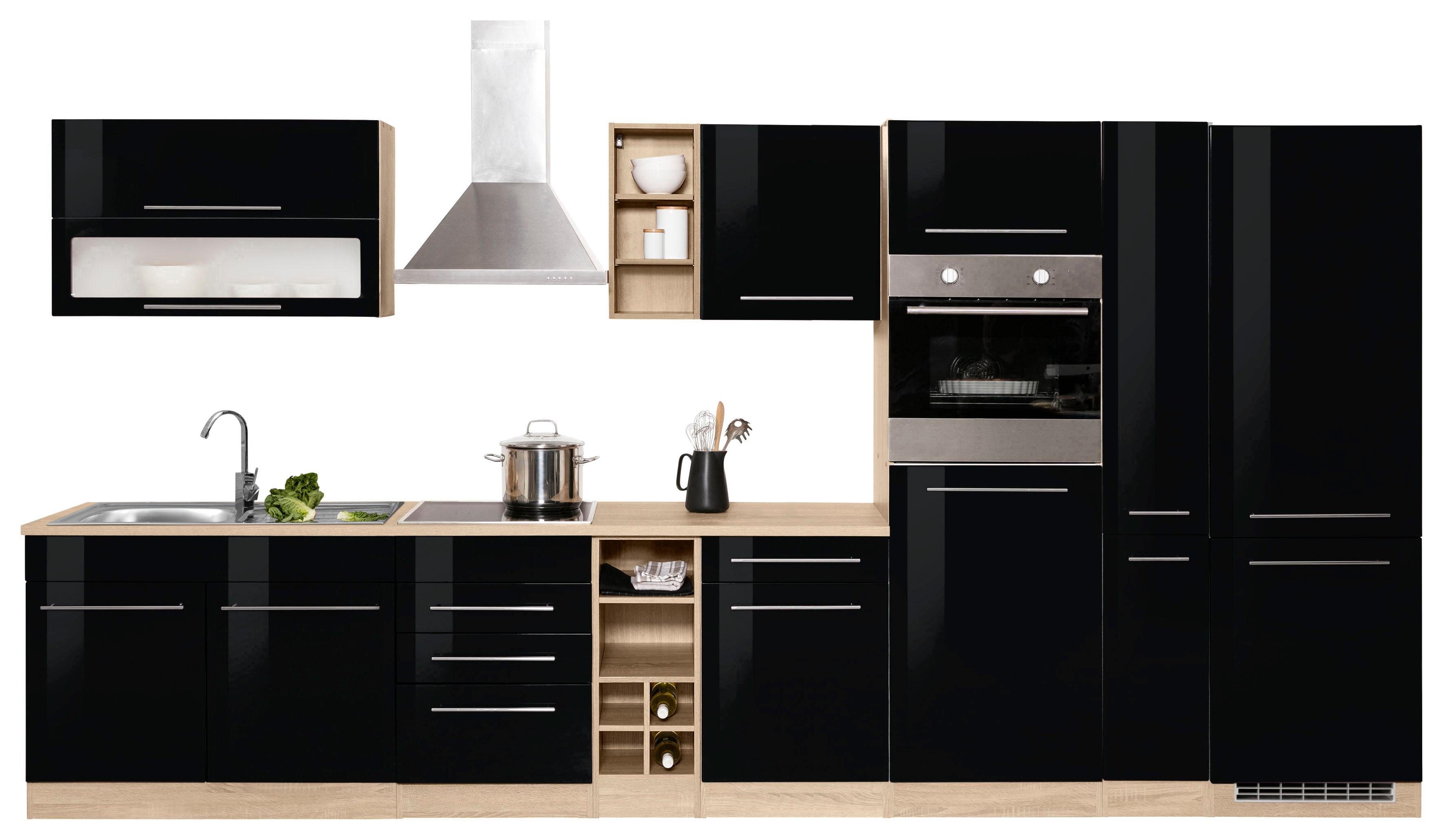 KOCHSTATION Кухниzeile KS-Eton, ohne E-Geräte, Breite 390 cm