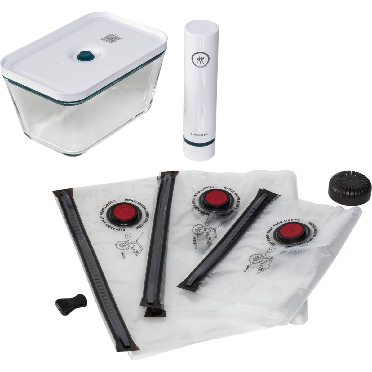 Zwilling Vakuumierer Fresh&Save Quick Set La Mer Glas