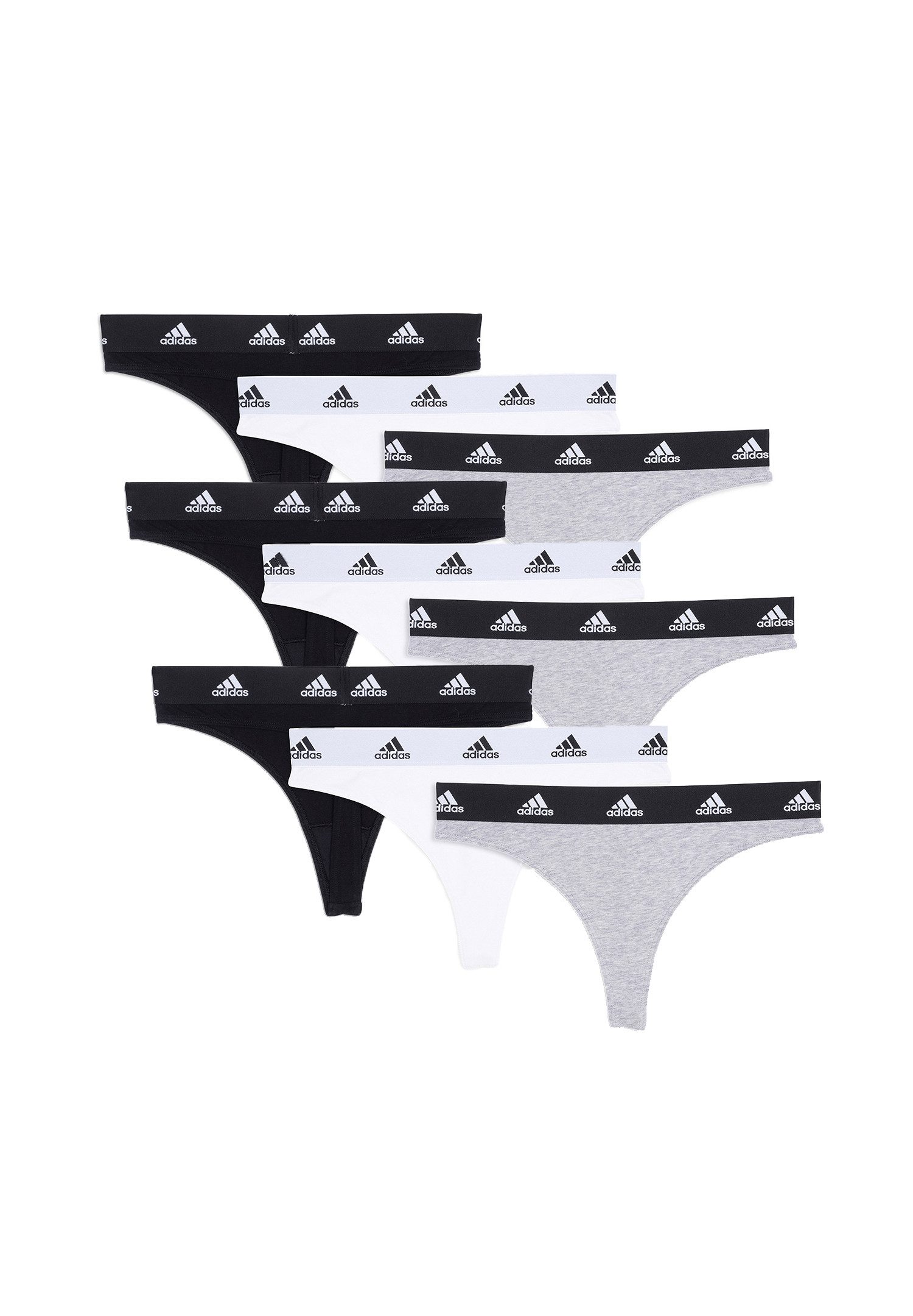 adidas Performance Panty Sportswear Thong 9P (Packung, 9-St., 9er-Pack)