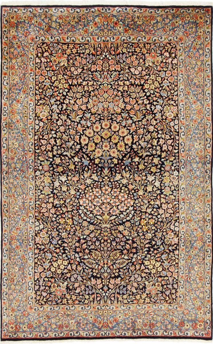 Orientteppich Kerman Rafsanjan 146x234 Handgeknüpfter Orientteppich / Perserteppich, Nain Trading, rechteckig, Höhe: 12 mm