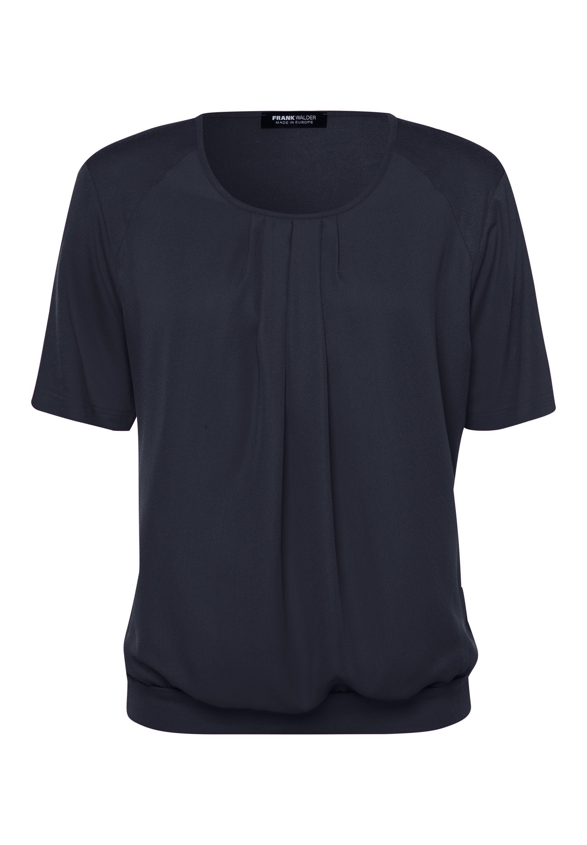 Blusenshirt im Materialmix