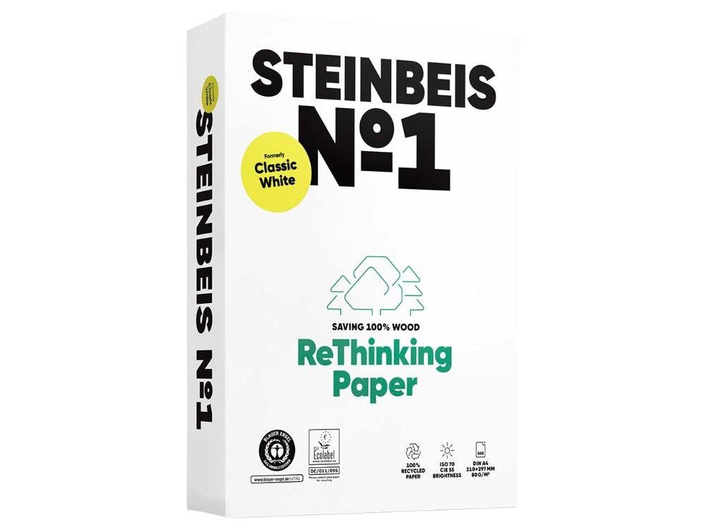 Steinbeis 'ClassicWhite' Kopierpapier Recycling-Kopierpapier STEINBEIS 50