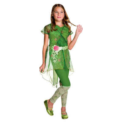 Rubie´s Kostüm Poison Ivy Kinderkostüm, DC Super Hero Girls Deluxe Kleid für Mädchen, Poison Ivy Kinderkostüm S