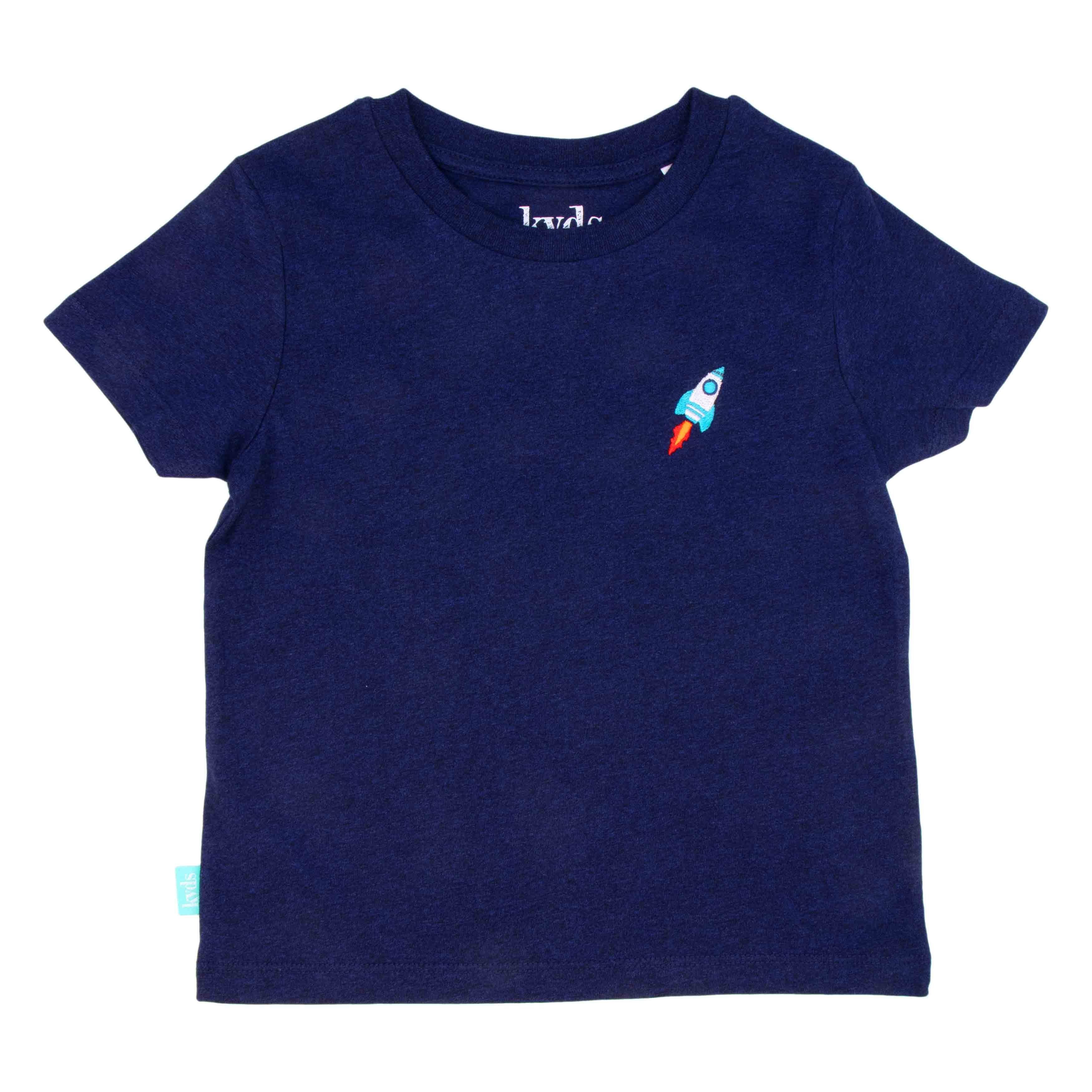 T-Shirt 3 Space, kyds Kinder Nachhaltiges für Jungs Bio-Baumwolle ab aus 100% Mädchen und T-Shirt Jahren