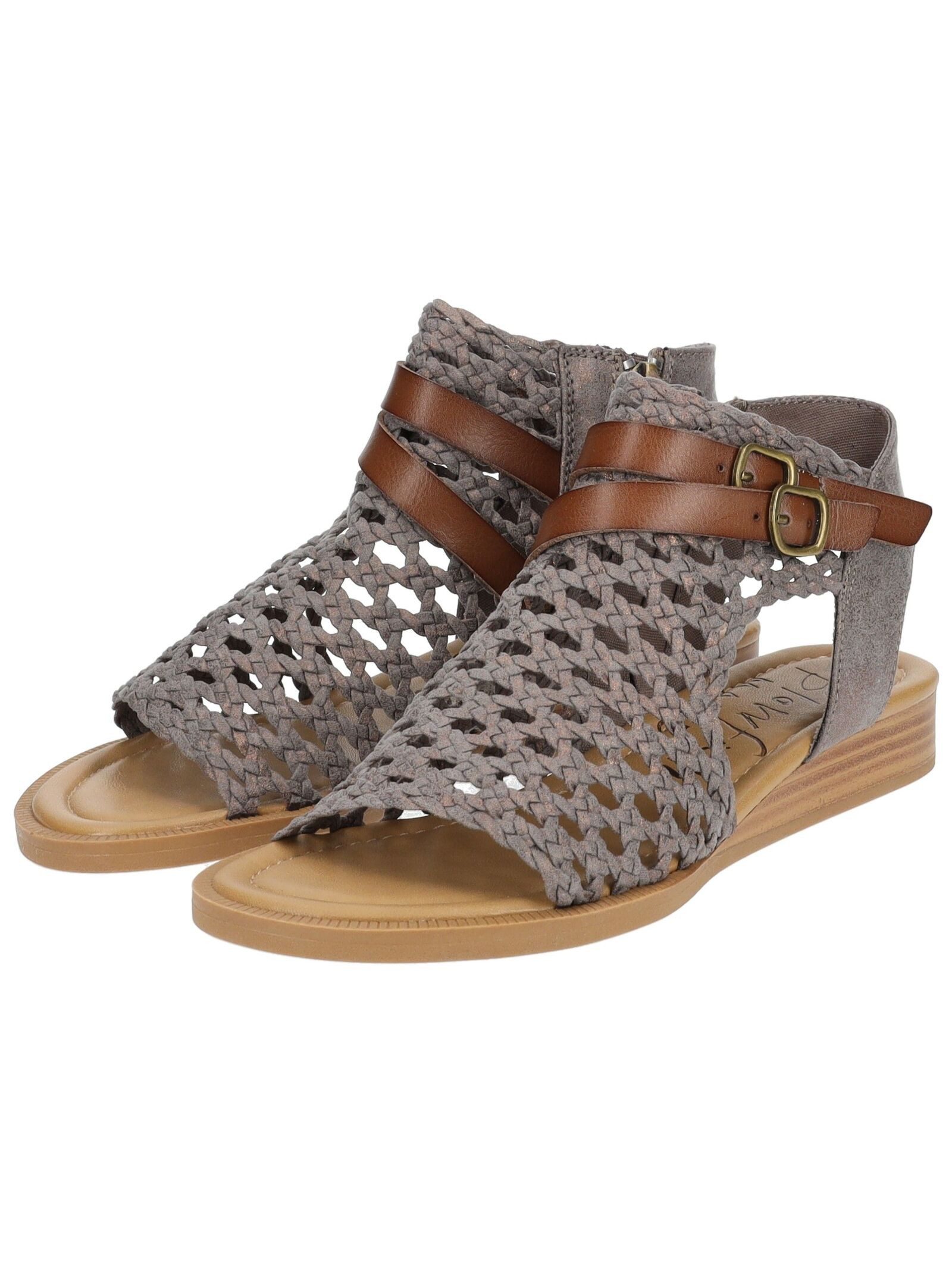 Blowfish Sandalen Lederimitat/Textil . Keilsandalette