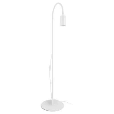 Licht-Erlebnisse Stehlampe EYE, ohne Leuchtmittel, Stehleuchte Weiß Metall GU10 H:120cm verstellbar Wohnzimmer