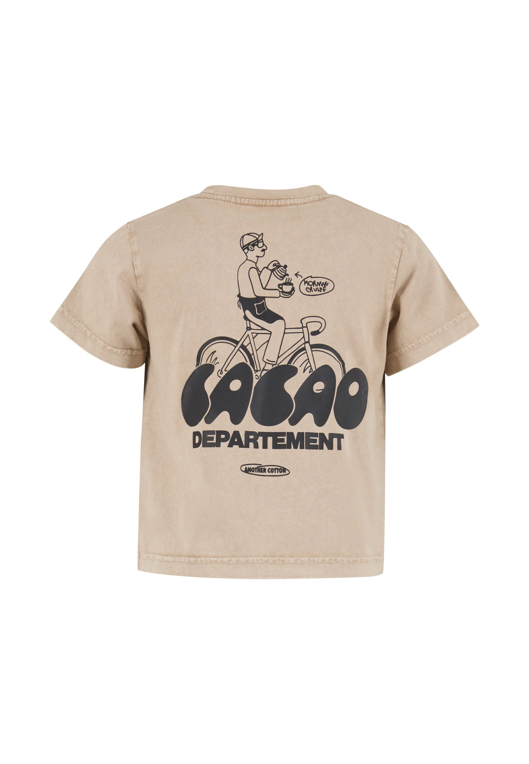 Another Cotton Lab T-Shirt Another Cotton Lab Cacao Department Oversized T-Shirt Washed (1-tlg)