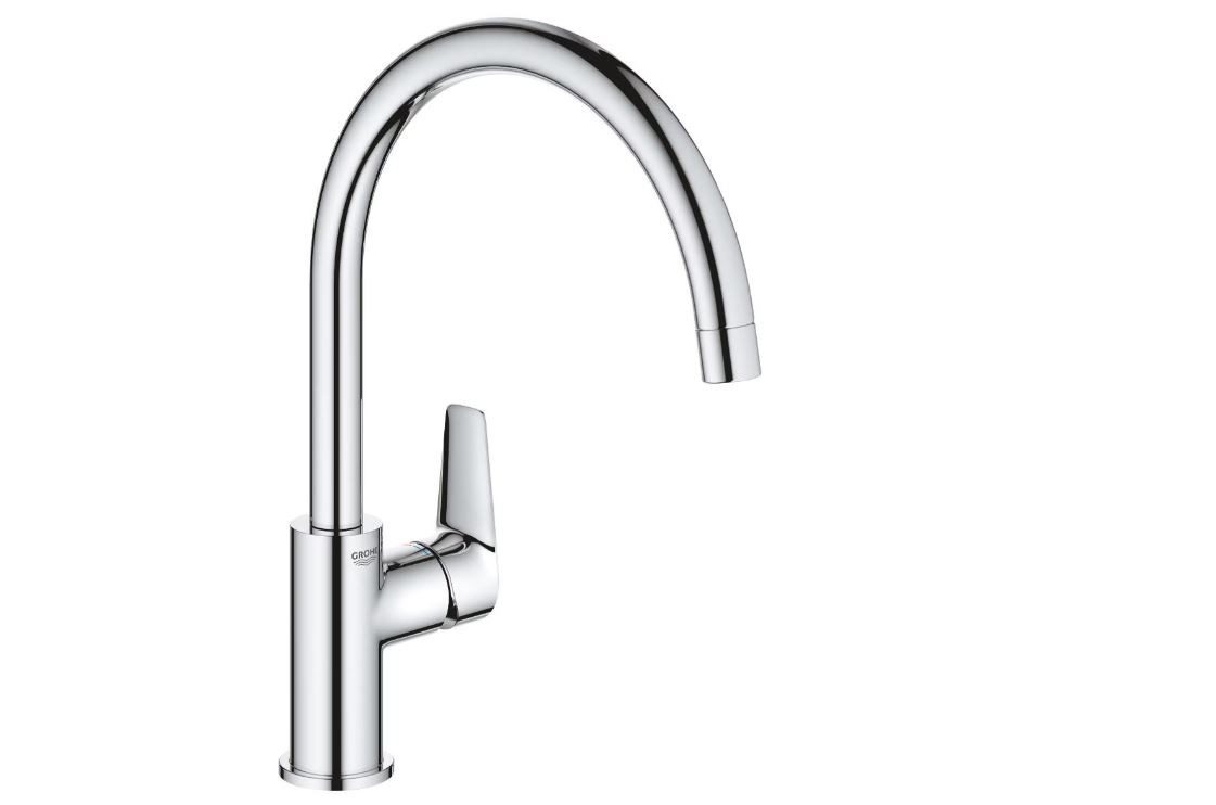 Grohe Küchenarmatur GROHE Start Edge Einhebelmischer, chrom (30529001)