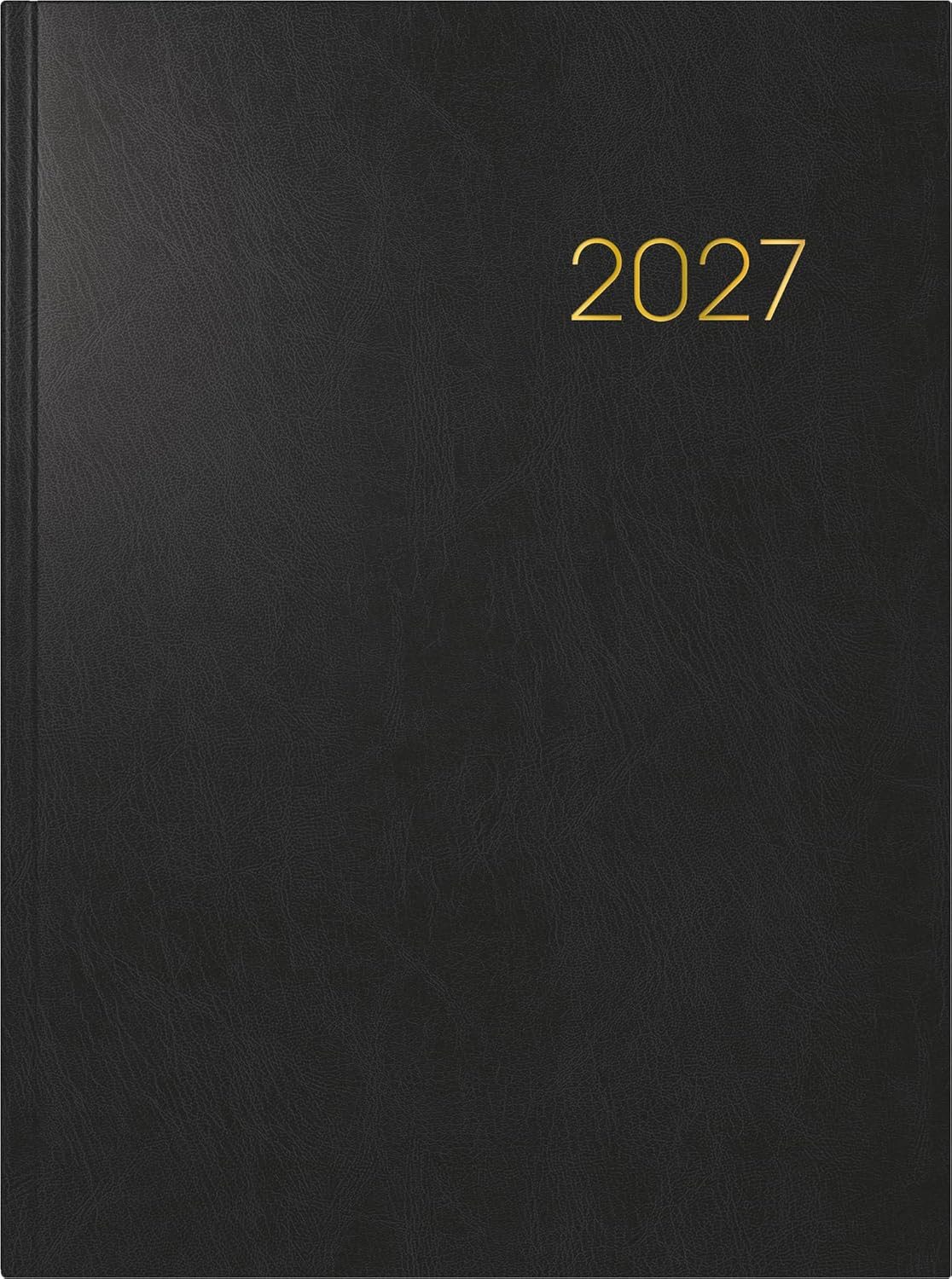 BRUNNEN Buchkalender BRUNNEN Buchkalender Mod. 797 2027, 168×240 mm, Kunststoff, schwarz