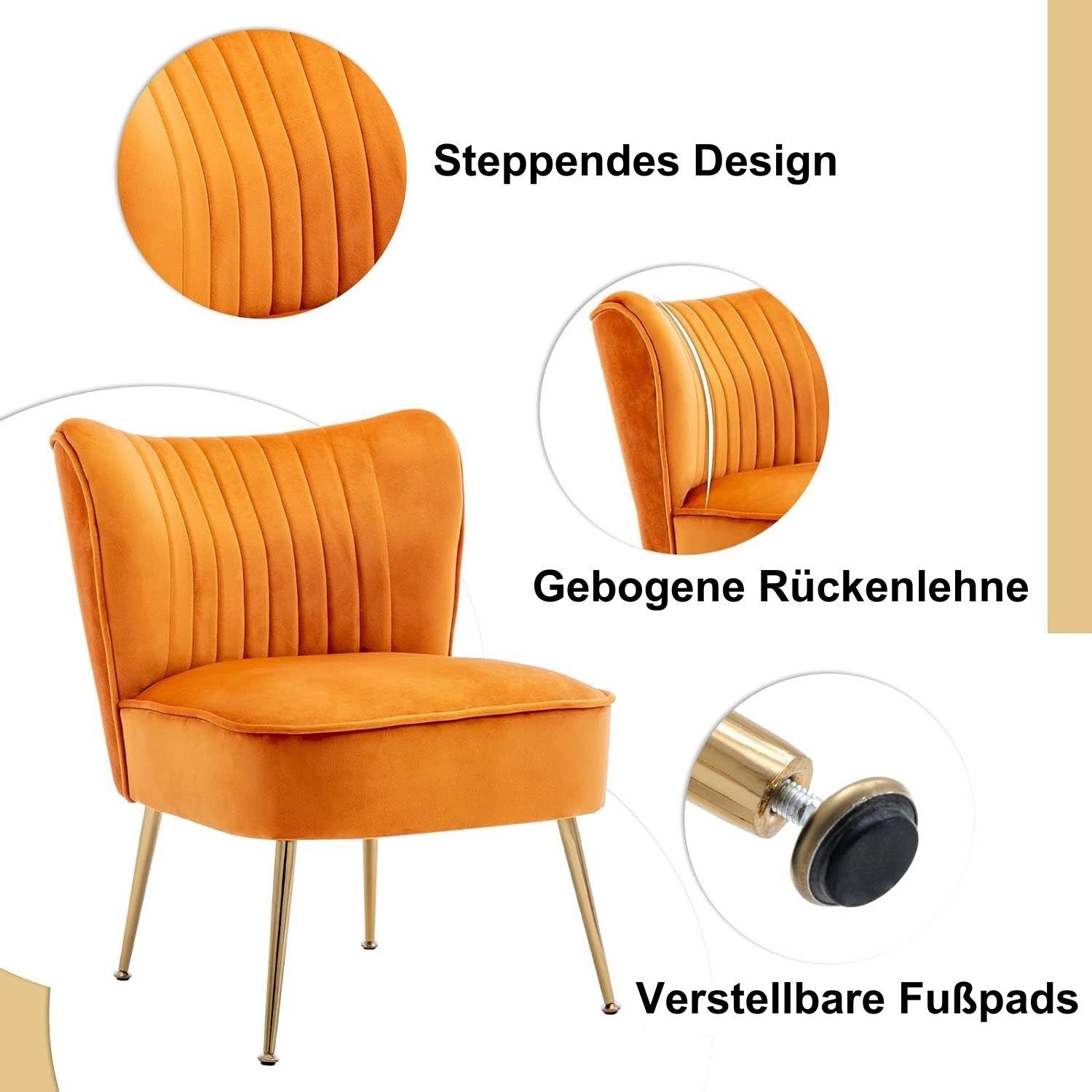 WAHSON OFFICE CHAIRS Sessel Wohnzimmer moderner Loungesessel Geplosterter Ohrensessel