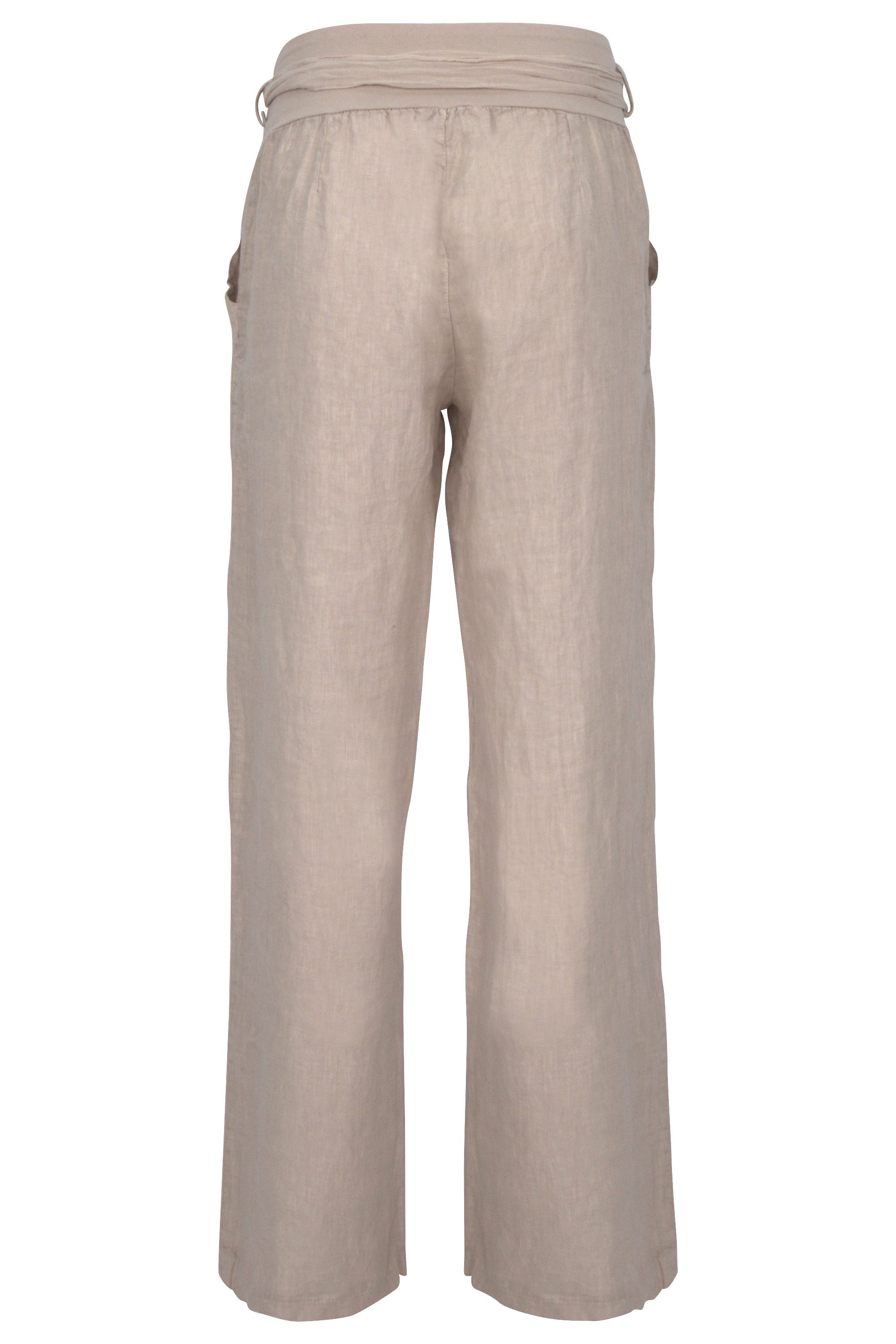 malito more than fashion Leinenhose malito Damen Hose aus Leinen, Stoffhose günstig online kaufen