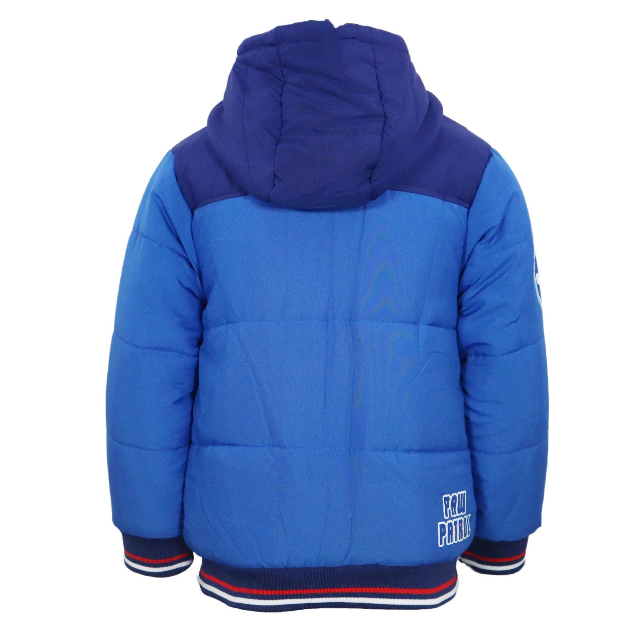 PAW PATROL Blouson PAW PATROL Winterjacke Paw Patrol Chase Marshall Kinder Jungen Jacke Kapuze