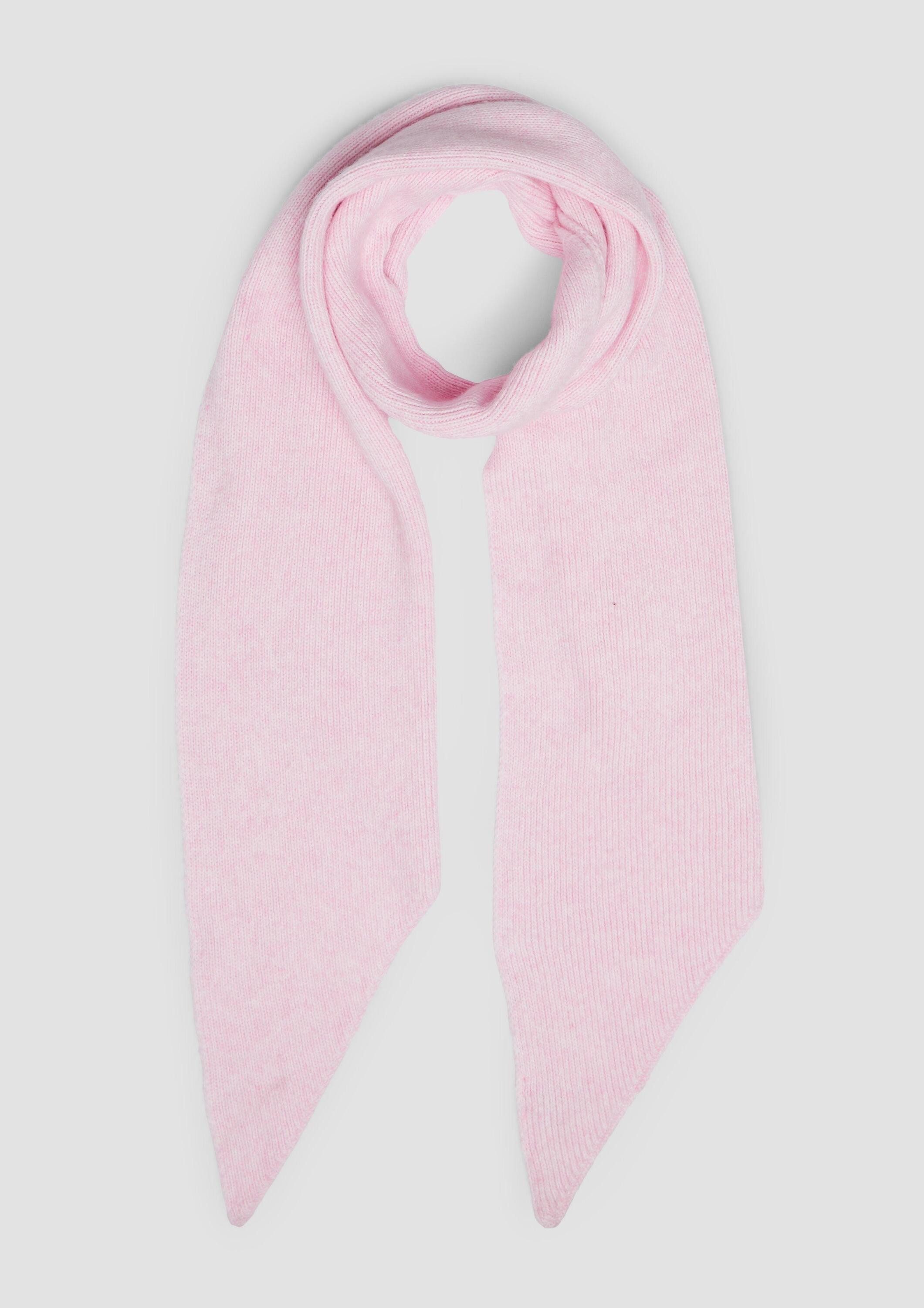 s.Oliver Schal Tuch, Weicher Strickschal mit geschrägten Abschlüssen günstig online kaufen