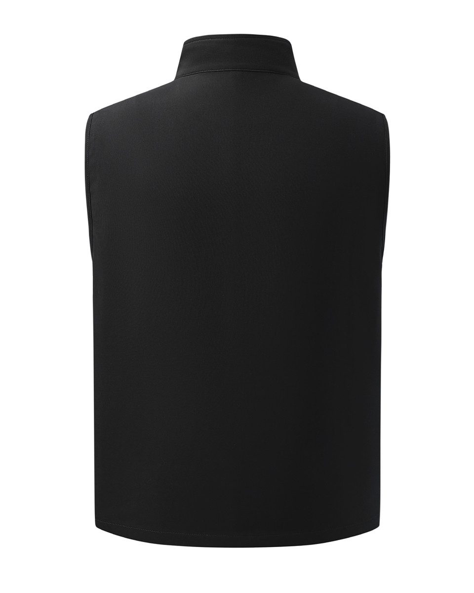 Allthemen Kurzweste Herren Weste mit Stehkragen und Reißverschluss