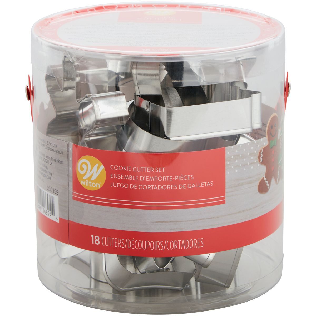 Wilton Ausstechform Wilton Metall-Ausstecher Weihnachten Set / 18 Stück, Edelstahl, (18 er Set, 18-St)