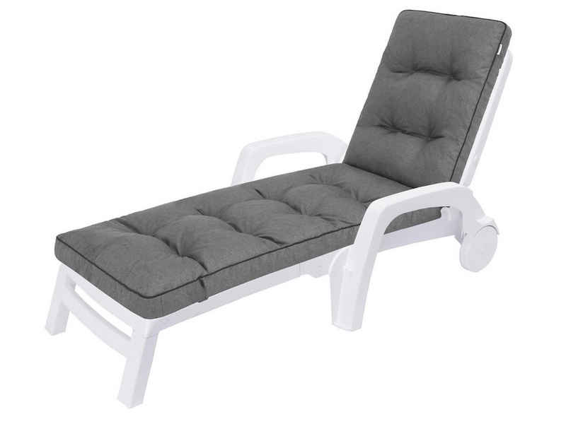 Bjird Gartenliege »Liegenauflage Hugo 201x55x8 cm«, Auflagen für Deckchair, Polsterauflage für Sonnenliege