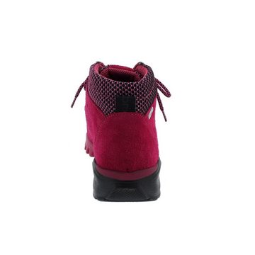 Waldläufer H-Amiata Bootie, Gummi Velour-F. Sport Net, magenta fuchsia, Weite H Schnürstiefelette