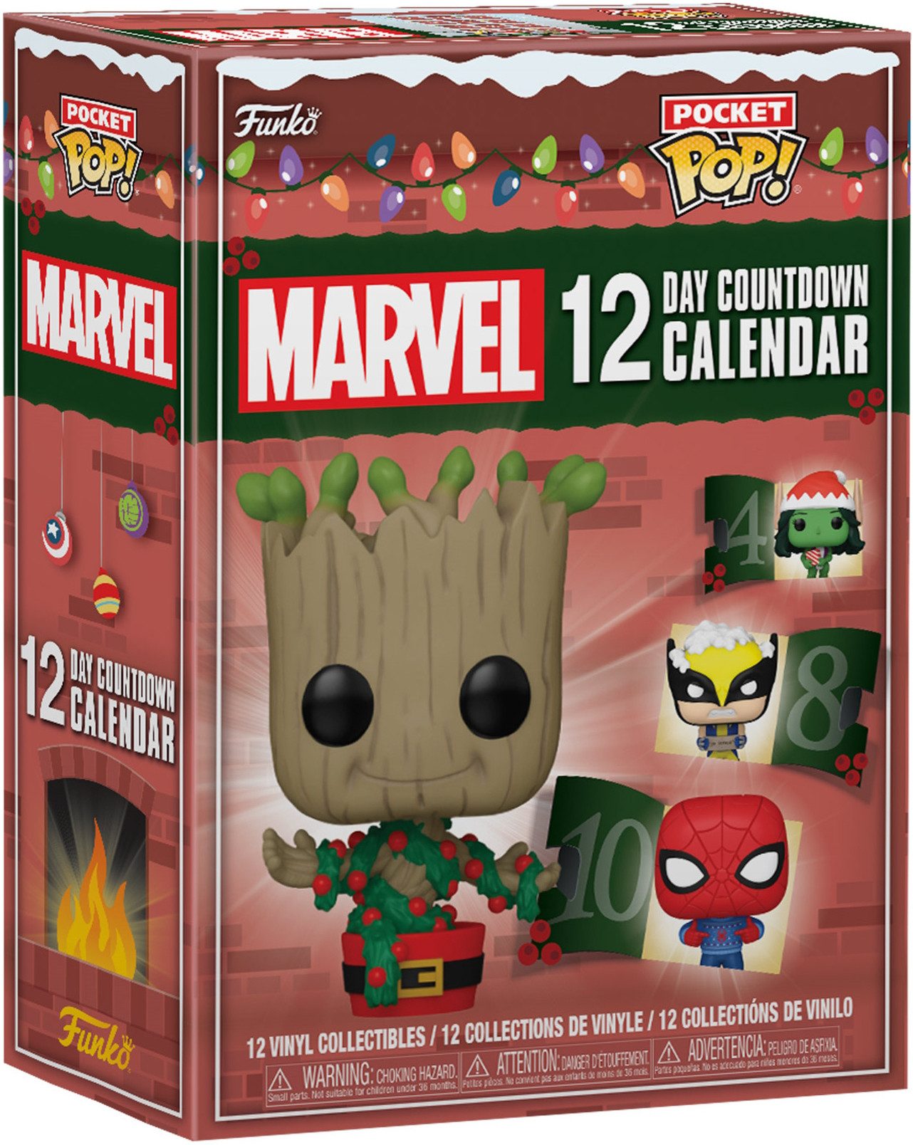 Funko Spielfigur Marvel 12 Tage Календари Pocket Pop!