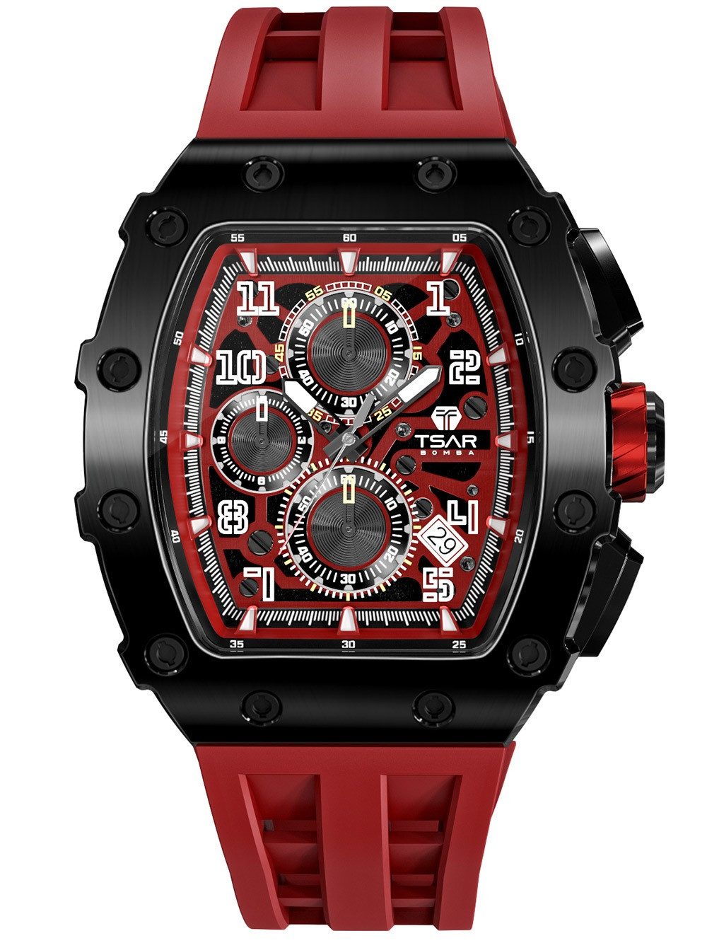 Tsar Bomba Quarzuhr Tsar Bomba TB8204Q-37 Herrenuhr Elemental Chronograph 44mm 5ATM Tsar Bomba TB8204Q-37 Herrenuhr Elemental Chronograph 44mm 5ATM