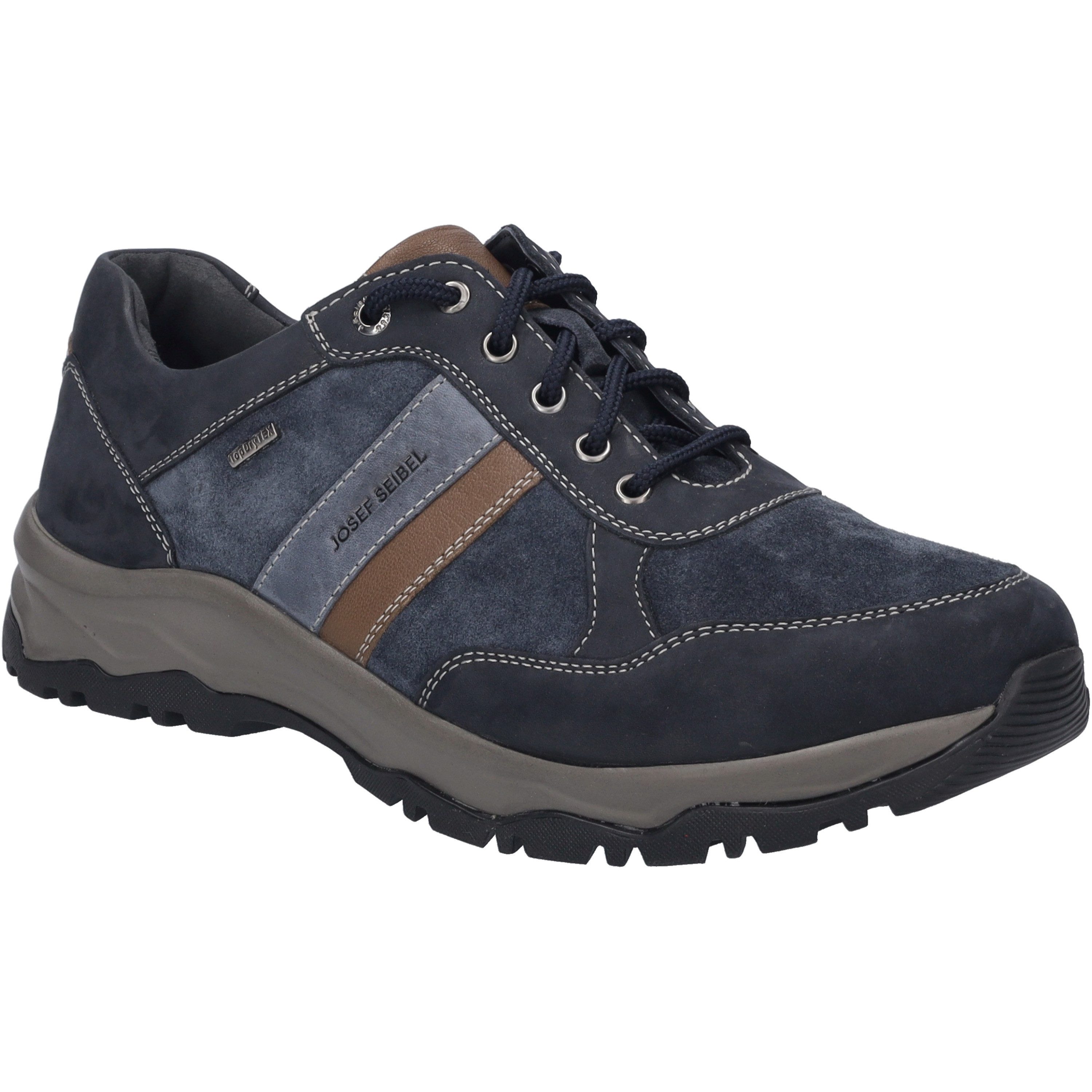 Leroy 56, blau Schnürschuh