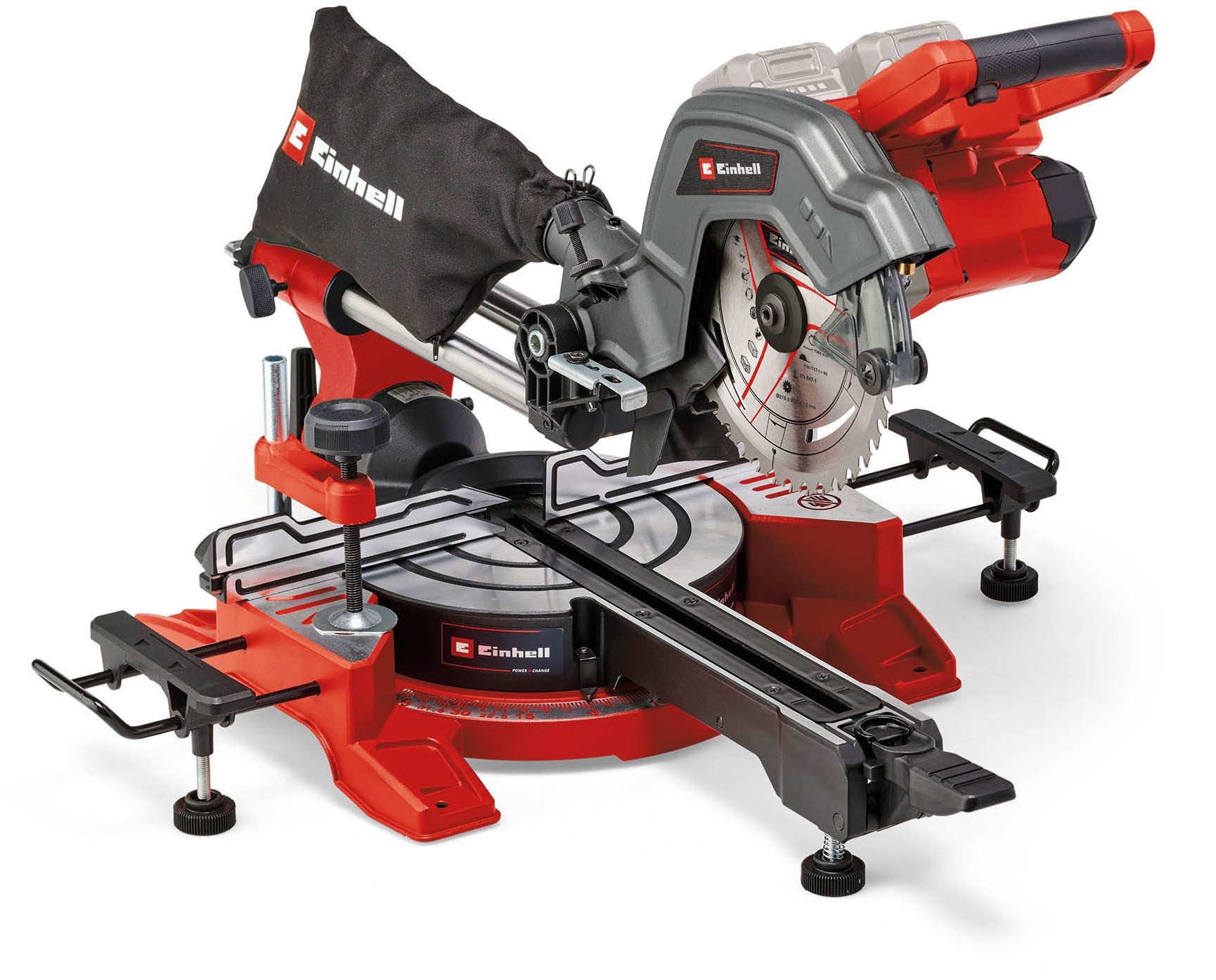 Einhell Akku-Zug-Kapp-Gehrungssäge TE-SM 36/8 L Li-Solo, für kabellose Sägearbeiten, ohne Akku