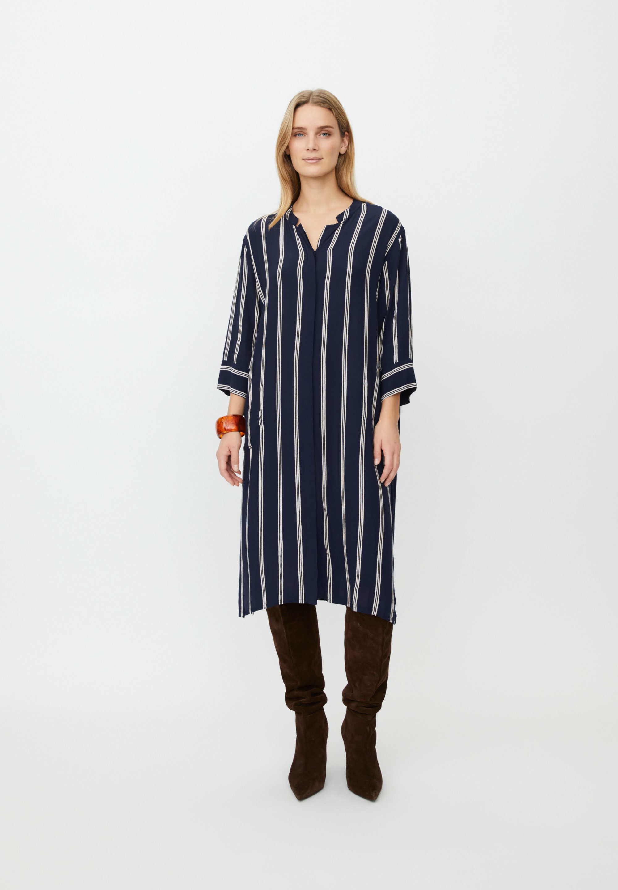 Masai Shirtkleid MaNimes Schlitze, praktische Einschubtaschen