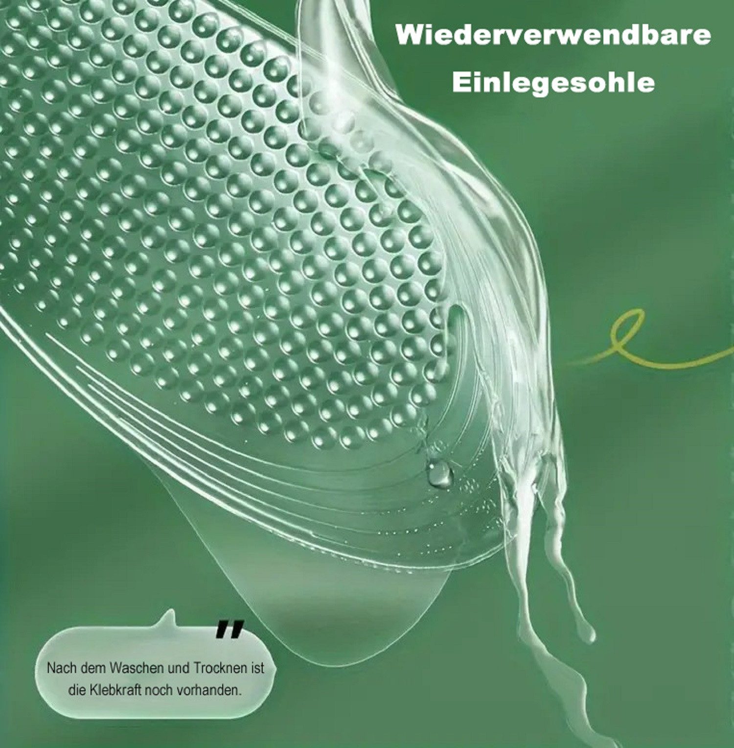COOL-i ® Einlegesohlen Silikon-Massage-Einlegesohlen – Rutschfest & atmungsaktiv, für Druckentlastung & Komfort