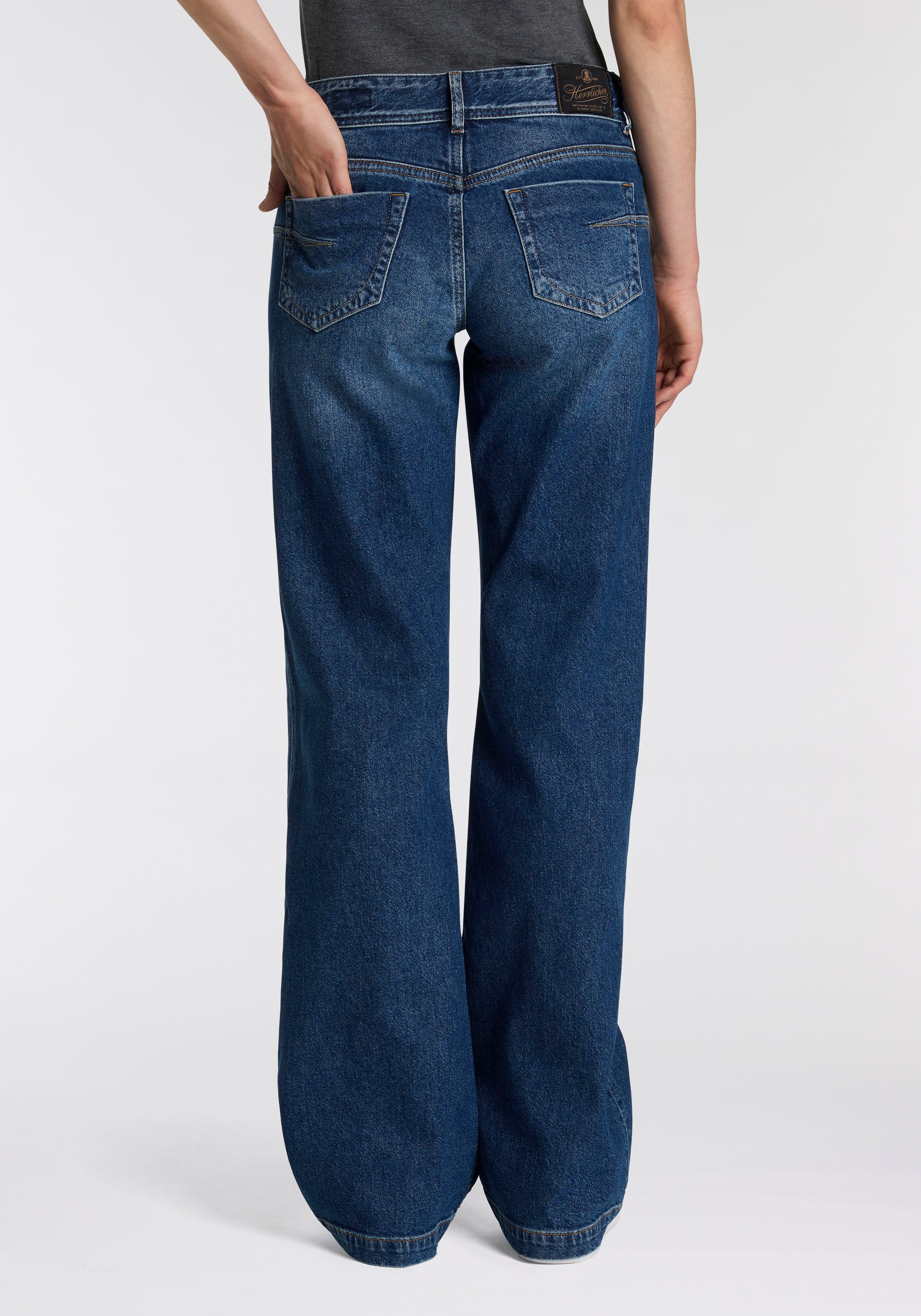 Herrlicher 5-Pocket-Jeans Edna Denim Flared Fit günstig online kaufen