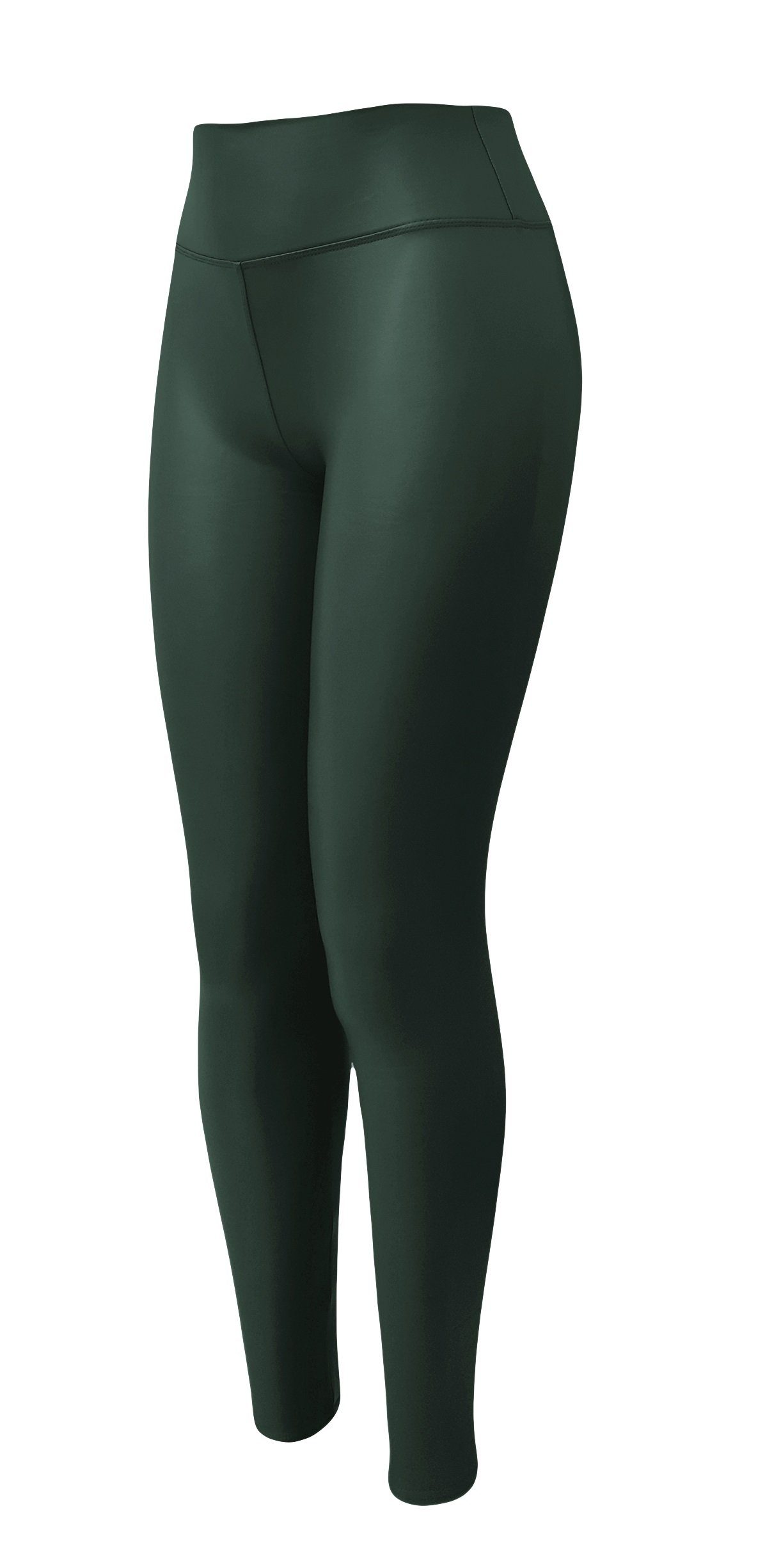 Aurela Damenmode Lederimitathose Gefütterte Kunstlederleggings milde günstig online kaufen