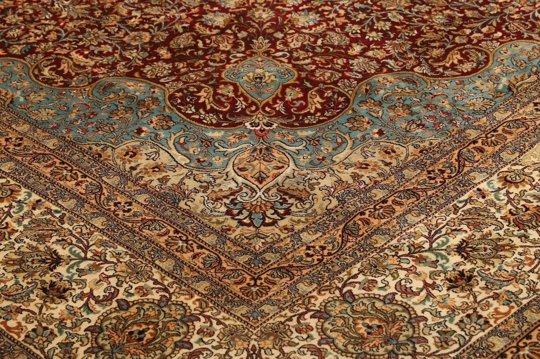 Carpet Avenue Teppich Kaschmir Seide 360x278, Rechteck, Höhe: 7 mm