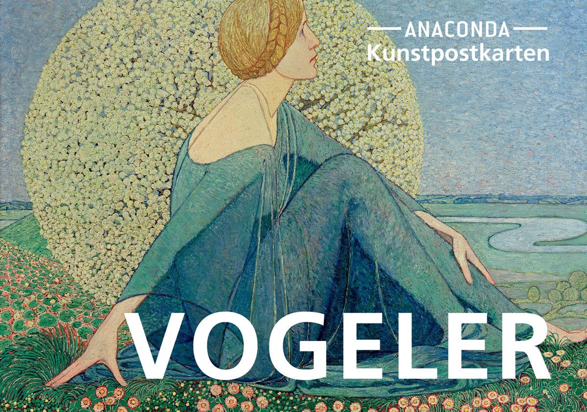 Anaconda Verlag Postkarten-Set Heinrich Vogeler: 18 Kunstpostkarten aus hochwertige