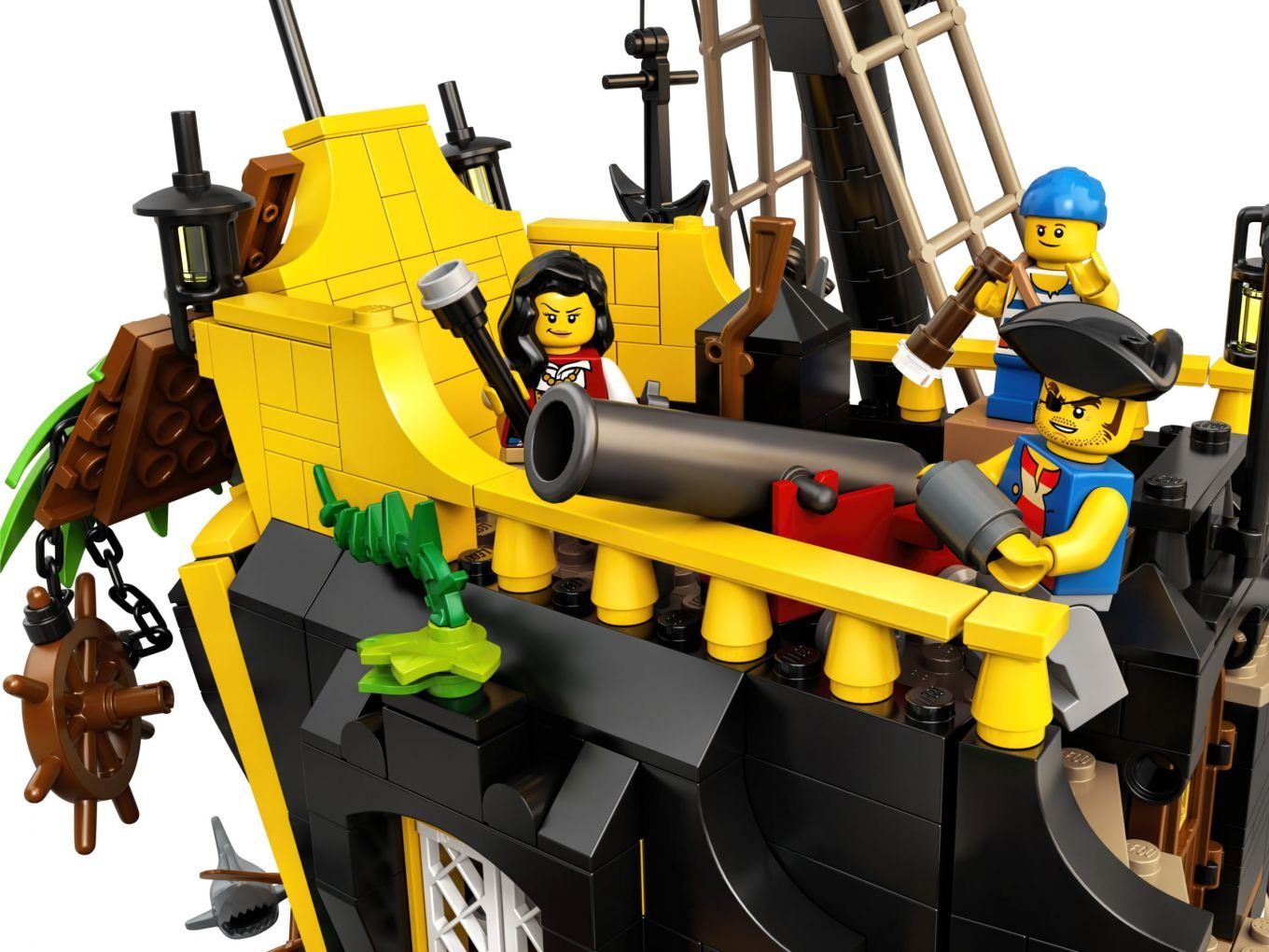 LEGO® Ideas Piraten Barracuda-Bucht, Konstruktionsspielsteine St) 2545 LEGO® (Set, der -