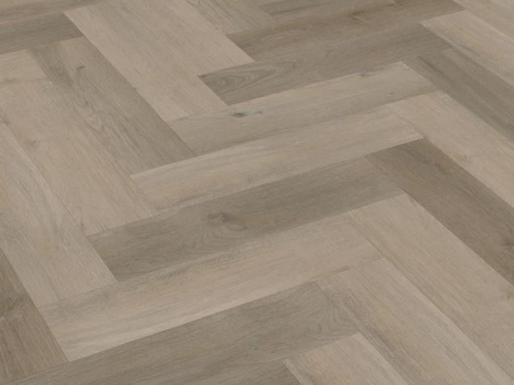Check Vinylboden ;Klick-Vinyl >>Herringbone<< inkl. Trittschalldämmung, Fischgrät/Vinyl, 1 Packung : 20 Paneele = 1,752 m²