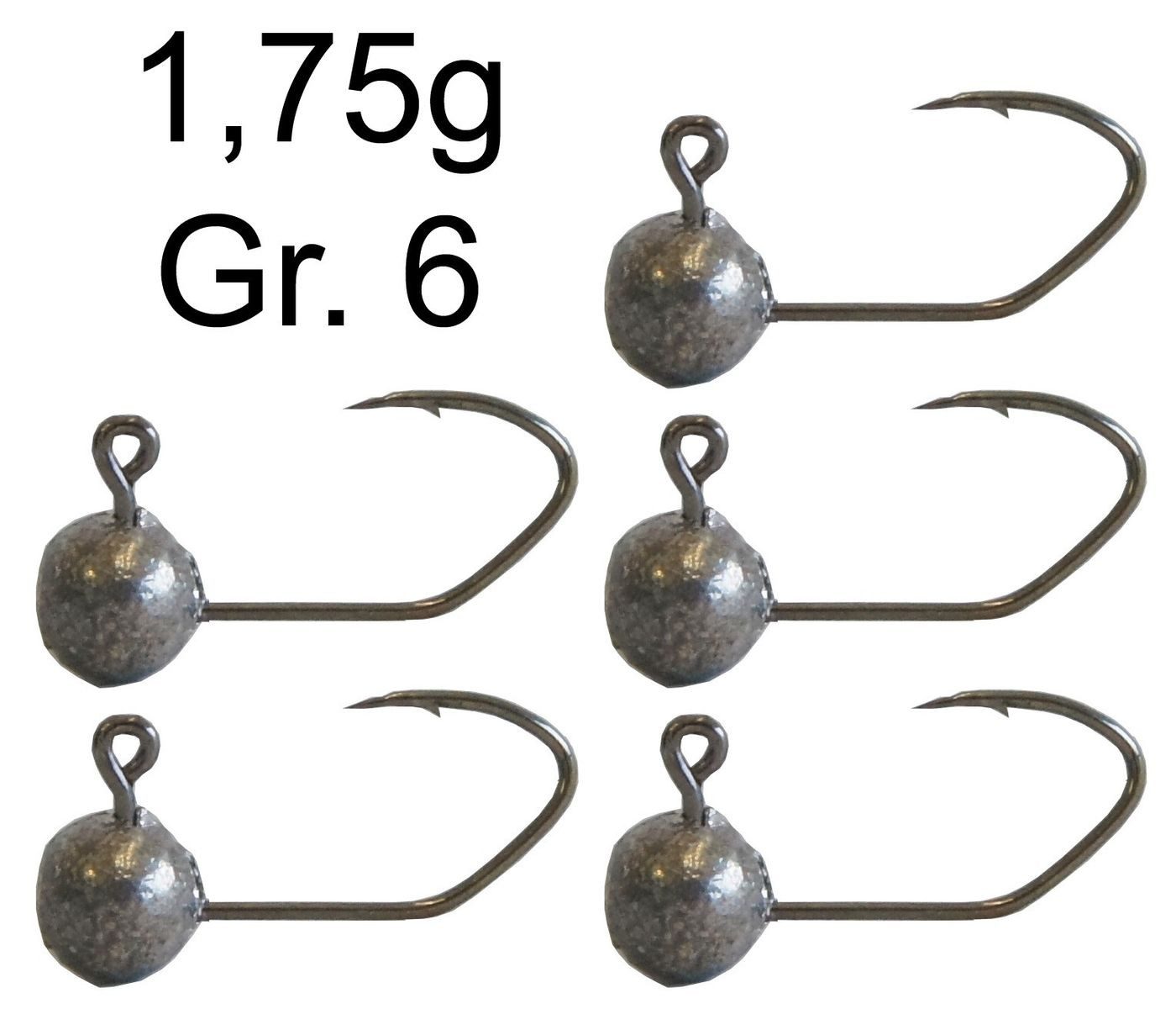 Predax Jighaken 10 Predax Fishing MSO Jigköpfe Gr. 6 - Raubfischhaken Set