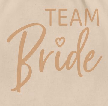Shirtracer Turnbeutel Team Bride Crew Braut Team, JGA Junggesellenabschied Frauen
