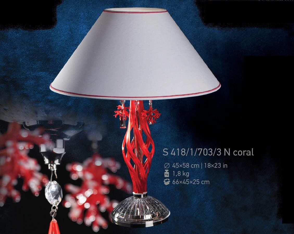 JVmoebel Schreibtischlampe Antike Tischleuchte aus Kristall im eleganten Design, Ersatzlampe, Transparent-Amber, Made in Europa