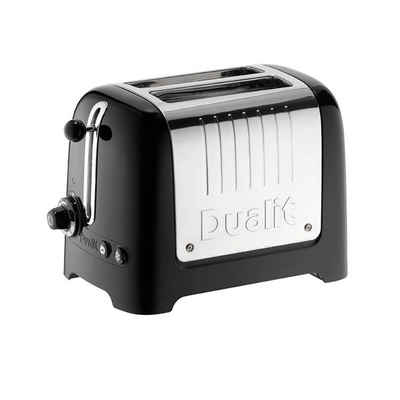 Dualit Toaster DUALIT Lite 2 Schlitz-Toaster in Schwarz, 1100 W