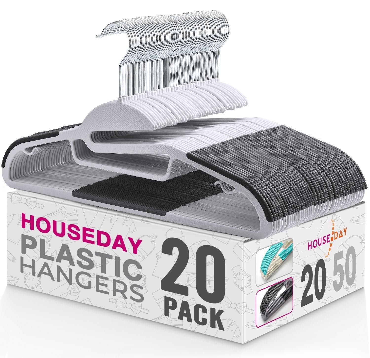 House Day Kleiderbügel Kunststoff, Kleiderbügel Platzsparend, (Packung, 20- günstig online kaufen