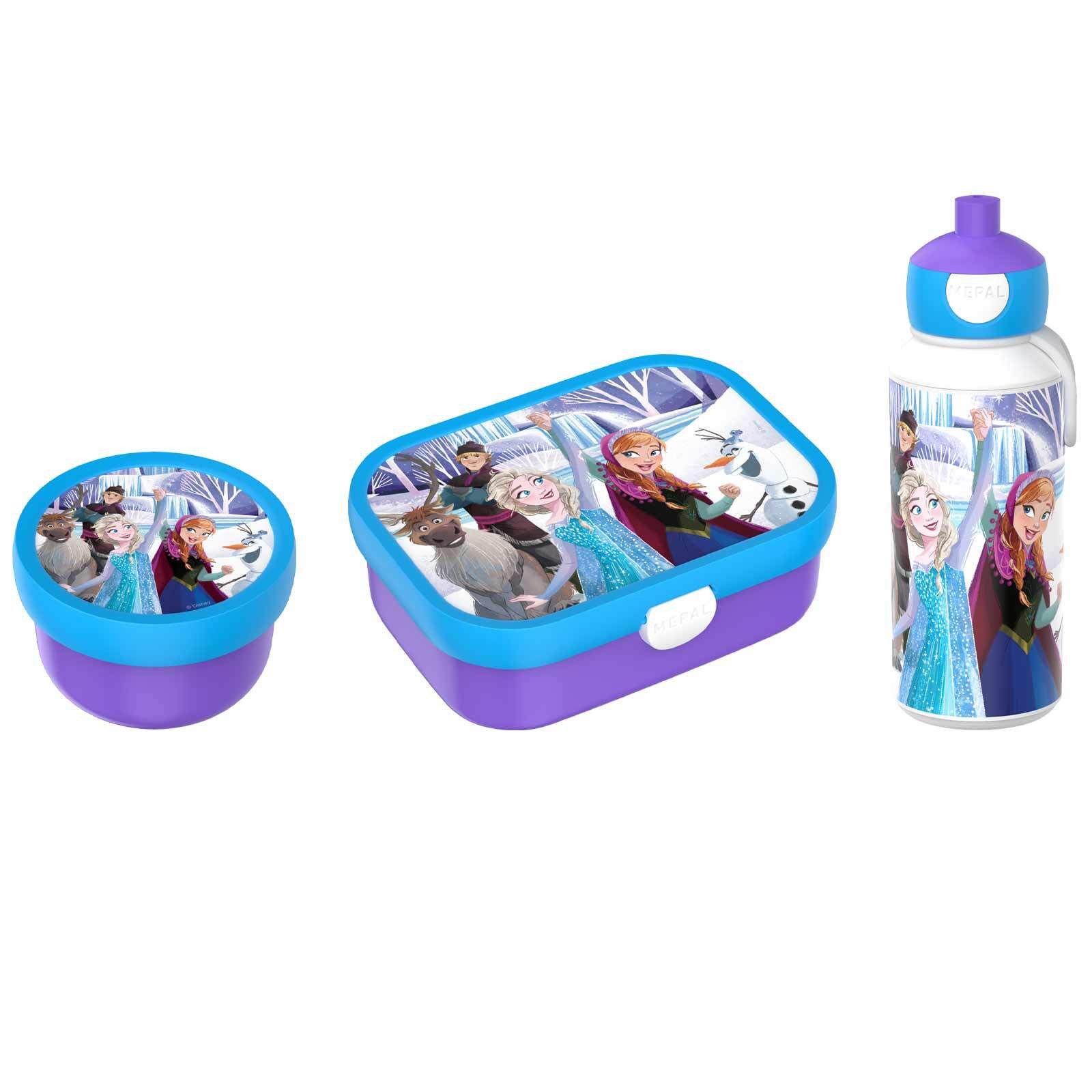 Mepal Lunchbox Campus Lunchset 3er Set, Acrylnitril-Butadien-Styrol (ABS), (3-tlg), Spülmaschinengeeignet