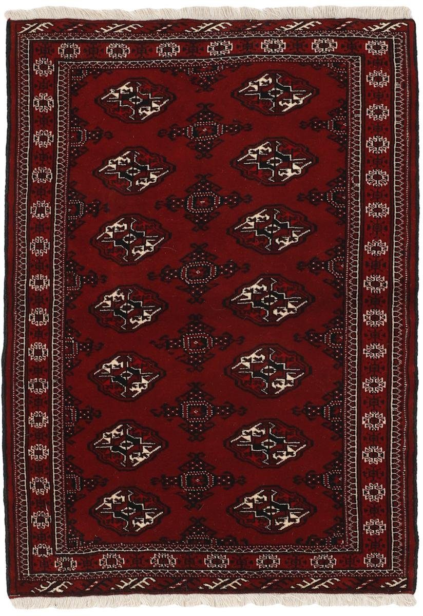 Orientteppich Turkaman 104x147 Handgeknüpfter Orientteppich / Perserteppich, Nain Trading, rechteckig, Höhe: 6 mm