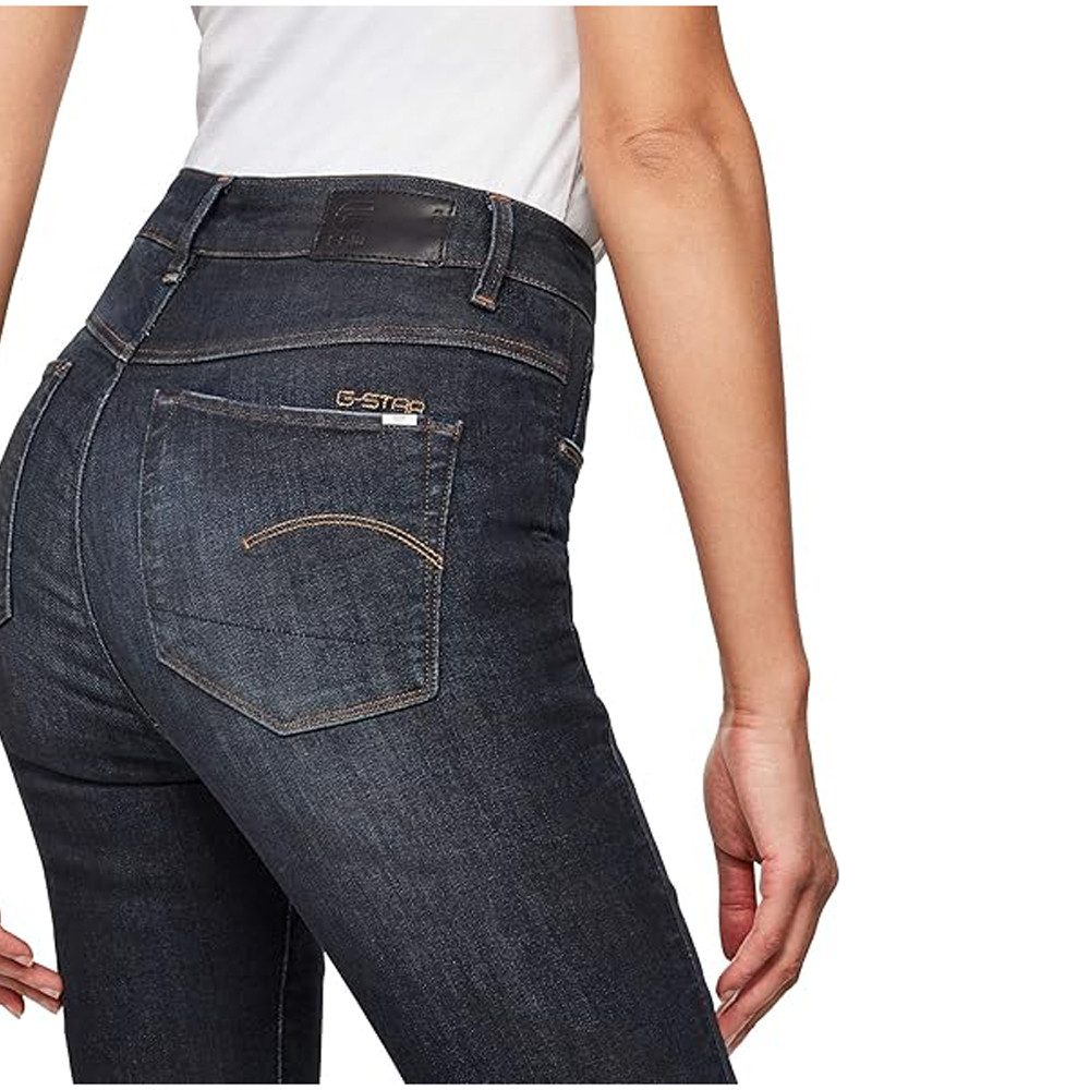 G-STAR Gerade Jeans RAW Damen Jeans 3301 Ultra High Waist Skinny (1-tlg) Jeans Superstretch Hose 25W / 32L