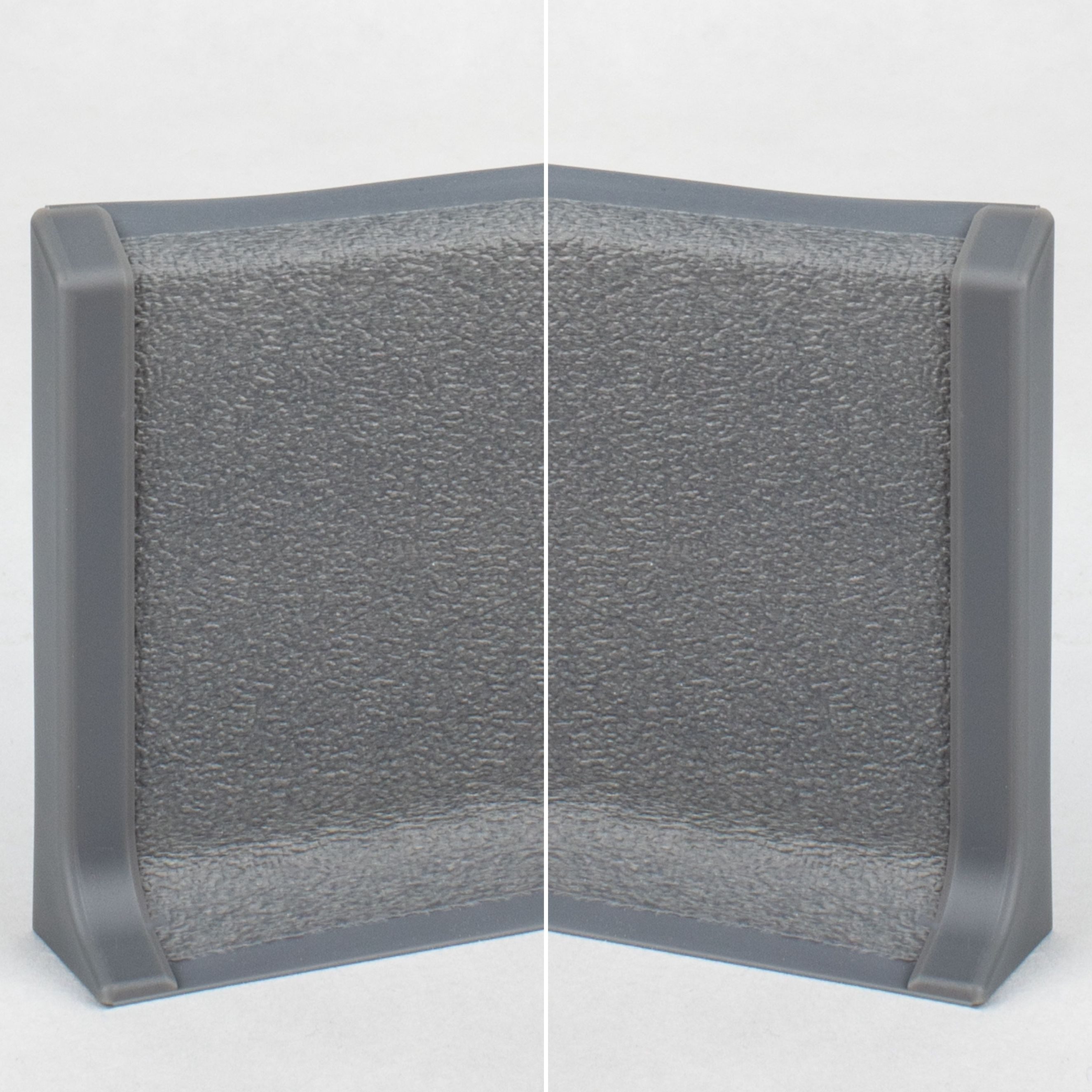 PROVISTON Sockelleisten-Endkappe 12.8 x 60 x mm Endkappe Rechts Kunststoff Grau by PROVISTON
